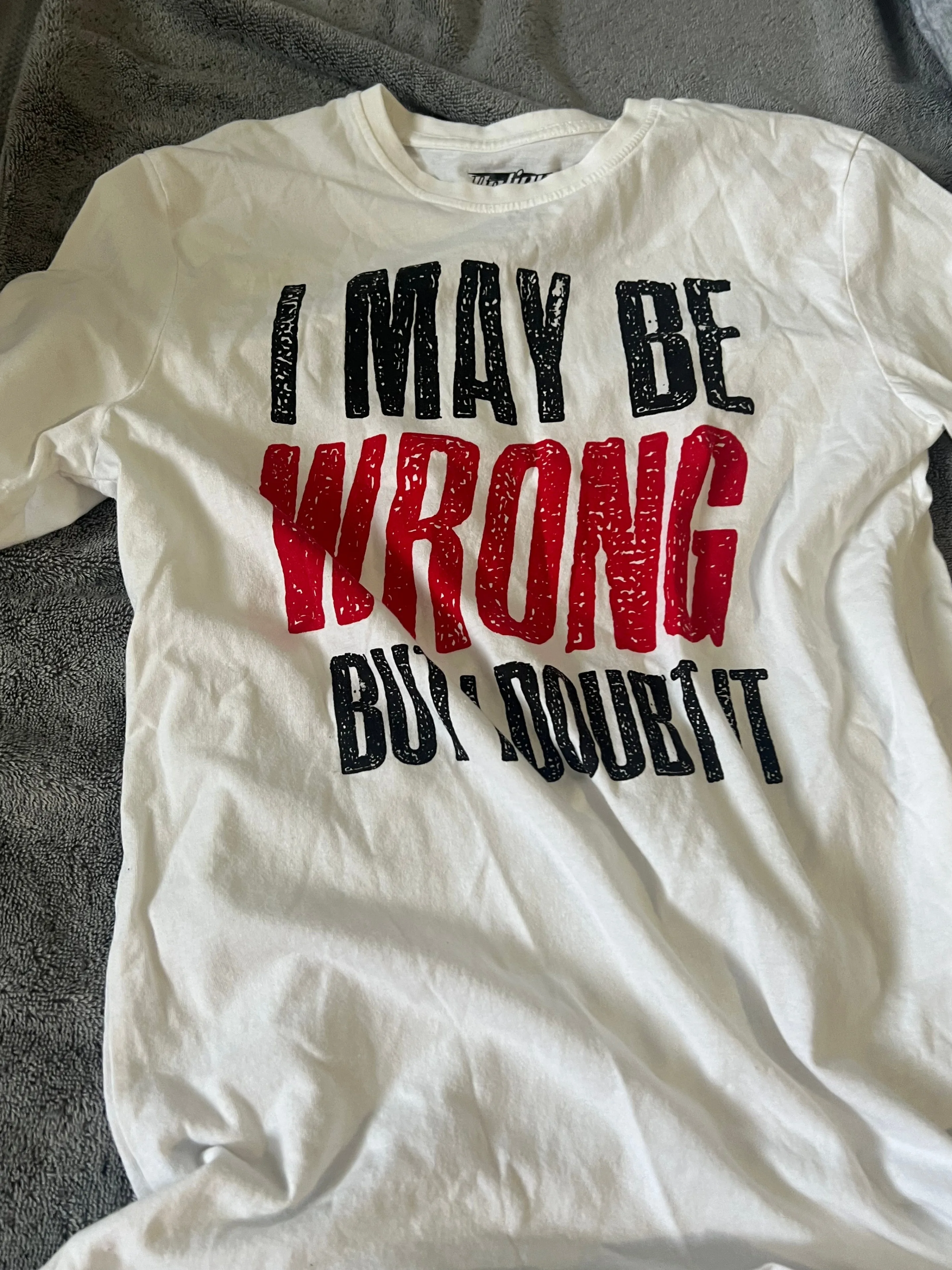 Used I May Be Wrong Shirt S thumbnail