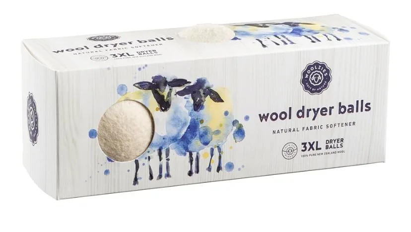 Woolzies Organic Wool Dryer Balls – XL 3-Pack thumbnail