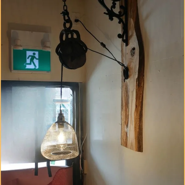 Antique Rustic Industrial Light Fixture thumbnail