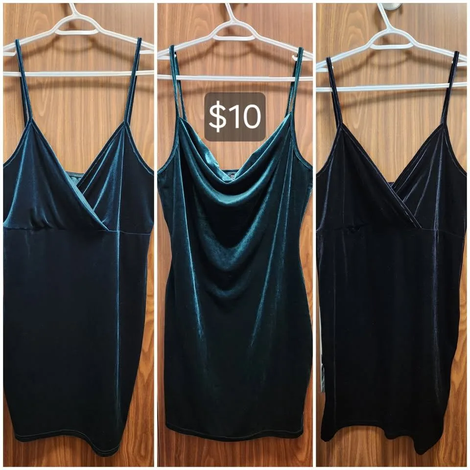 Bundle 3 Velvet bodycon dresses thumbnail