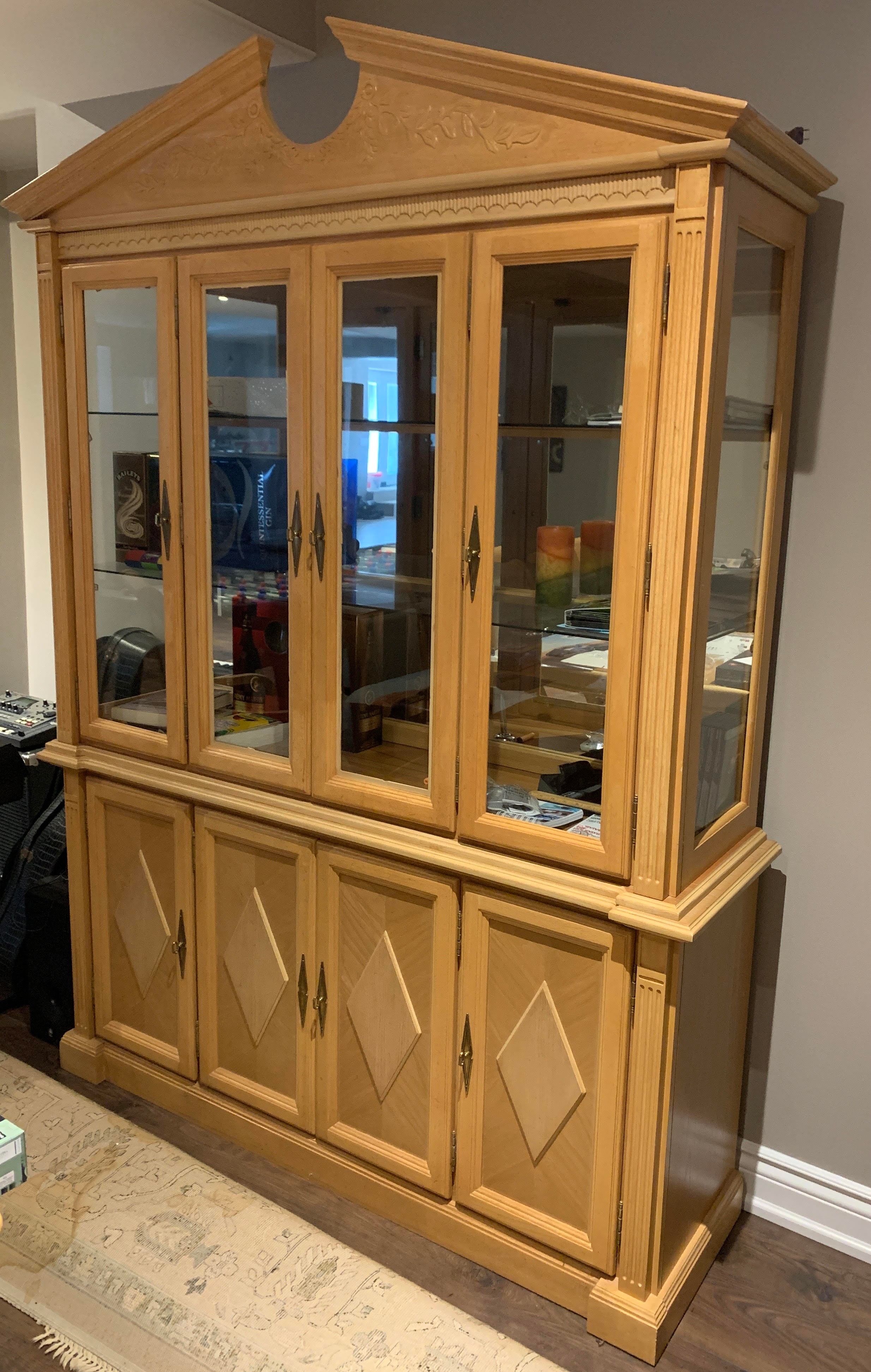 Wood hutch