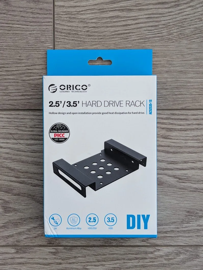 ORICO Aluminum 5.25" Drive Bay converter for 3.5" or 2.5" HDD thumbnail