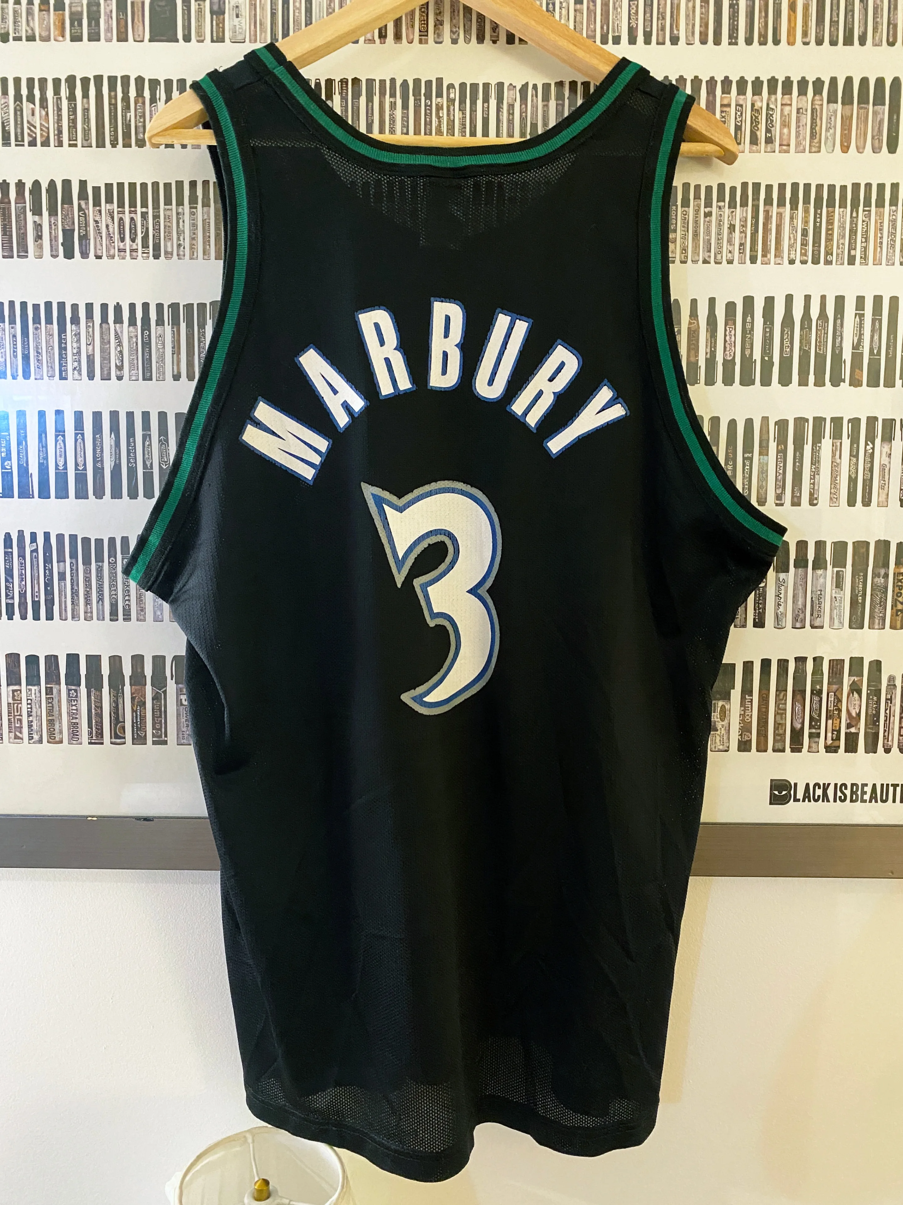 Champion - Minnesota Wolves Stephon Marbury vintage jersey 1998 image indicator(2)