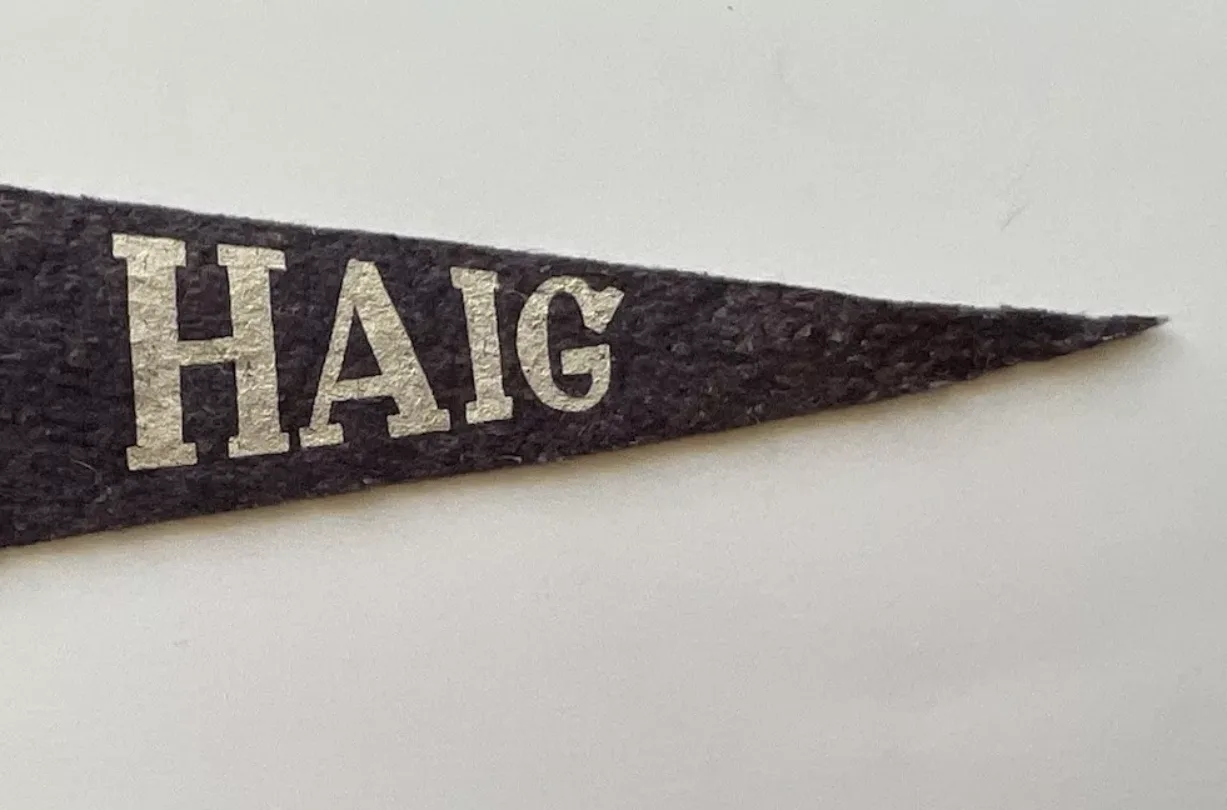 Earl Haig Secondary School - Vintage Collegiate Pennant (1940s) image indicator(5)