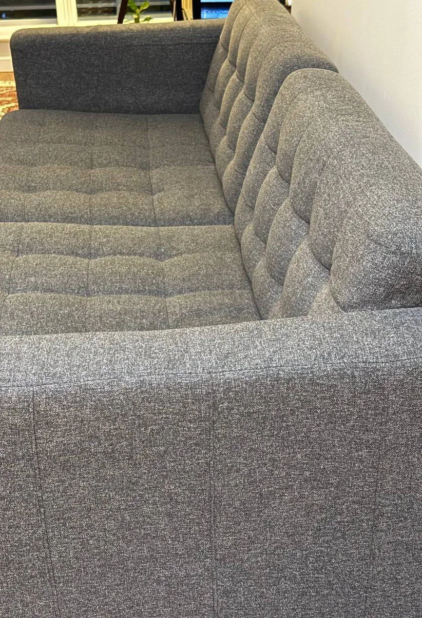 Modern Charcoal Gray Sofa - Like New image indicator(3)