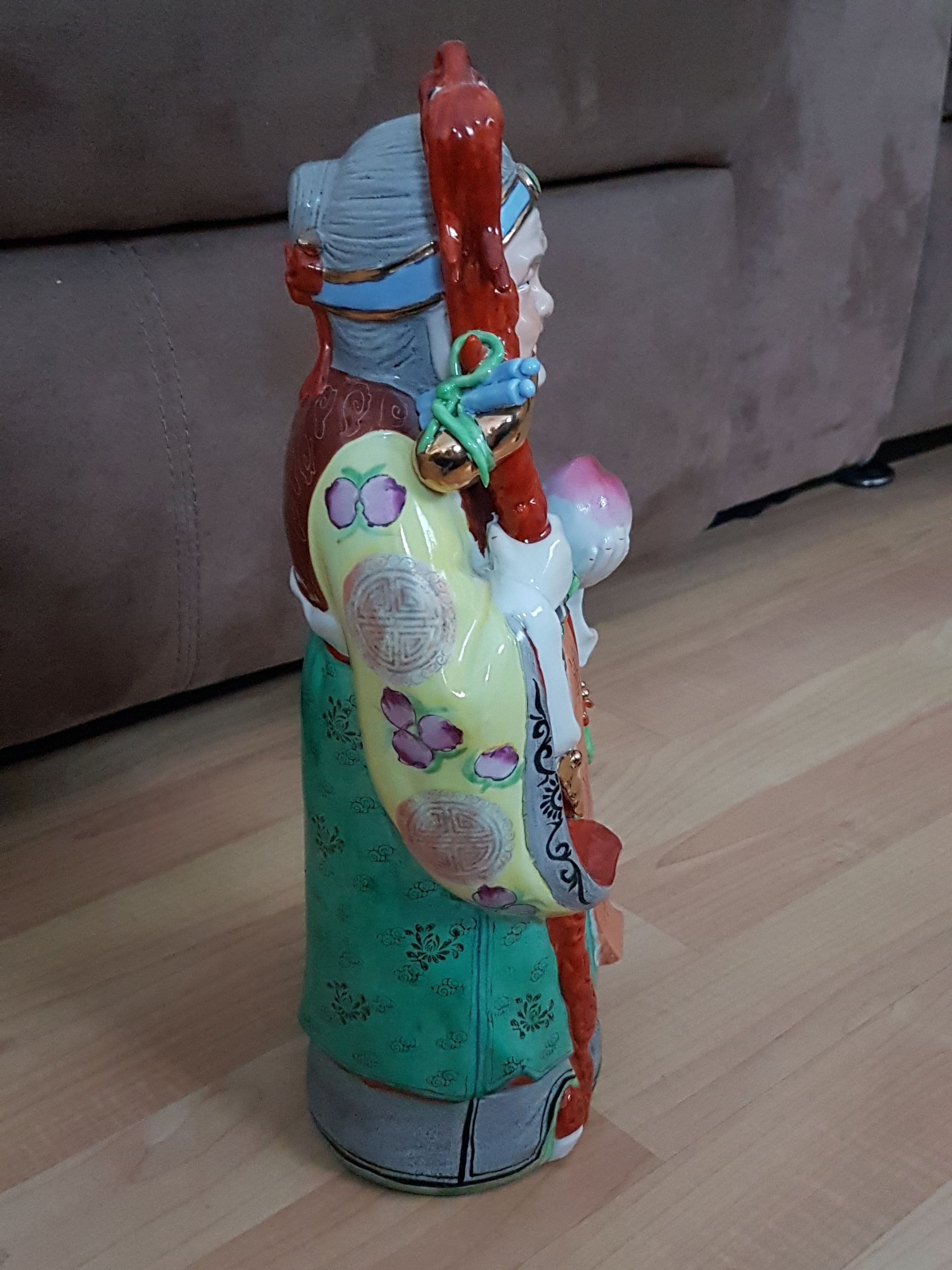 Long Life Lady God Sau Po Statue Figurine - Fuk Luk Sau - photo 3