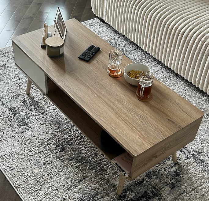 Stylish Wooden Coffee Table - moving sale - photo 3