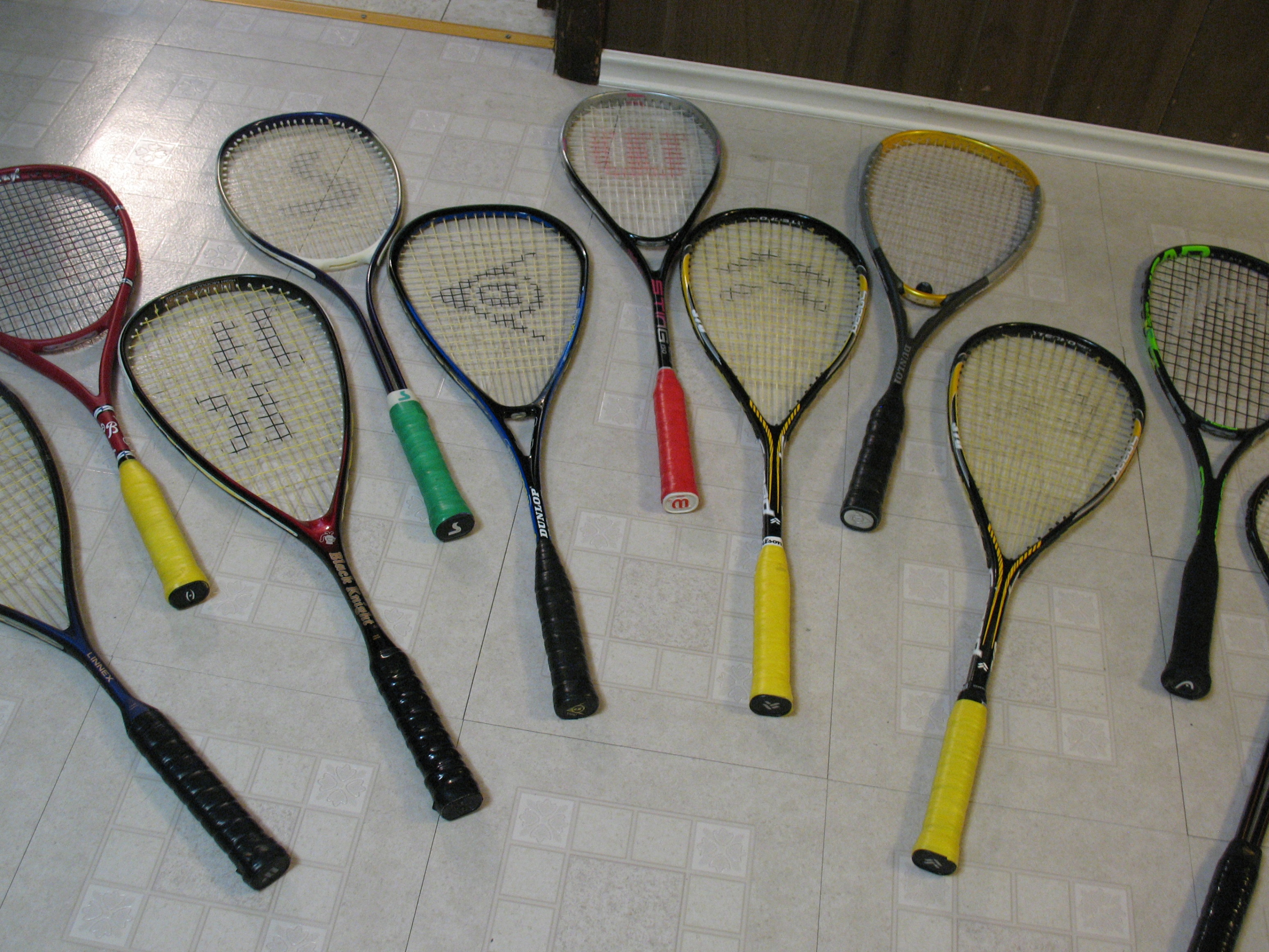 40 Plus Squash Rackets