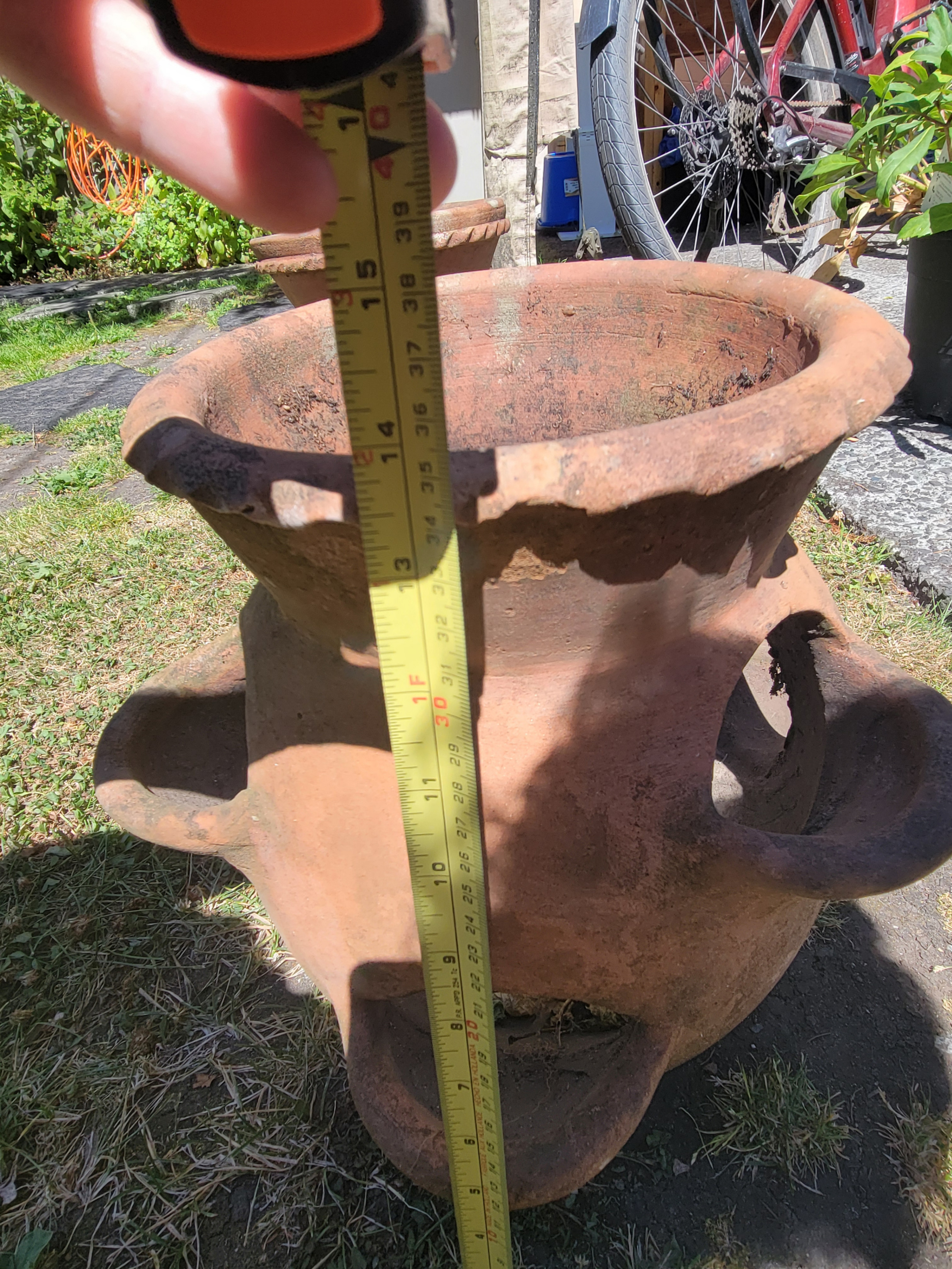 Terracotta Tiered Planter Pots – Set of 2 - photo 5