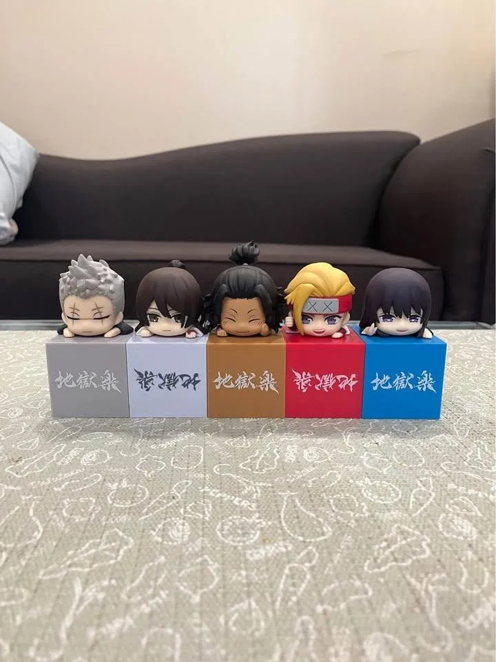 Hells Paradise Lot of 5 Hikkake Anime Figures thumbnail
