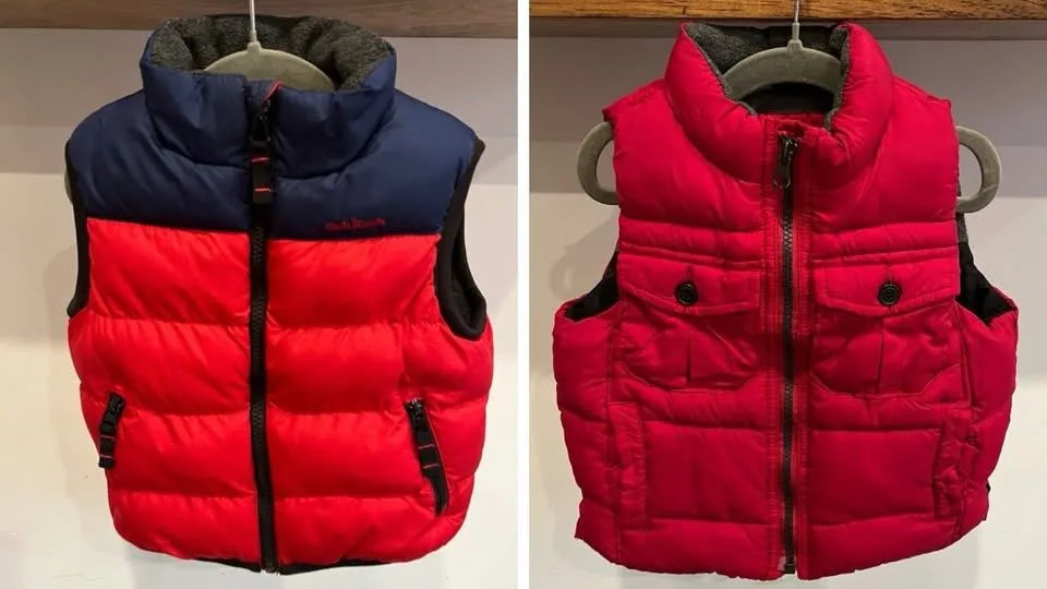 2 Toddler Boys’ Puffer Vests – Size 2 – Both for $10! thumbnail