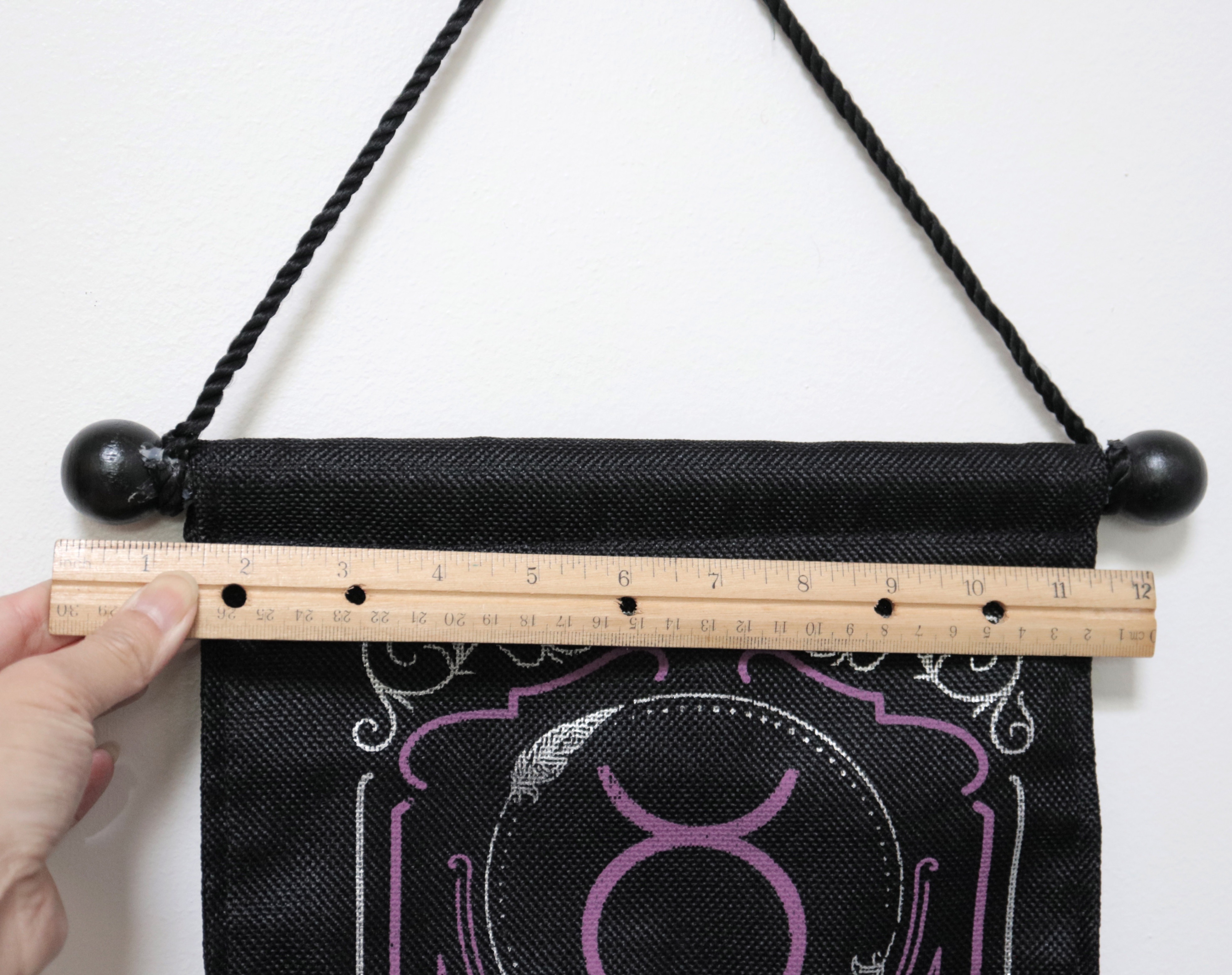 Spirit Halloween Decor Embroidered Tapestry “As Above So Below“ - photo 3