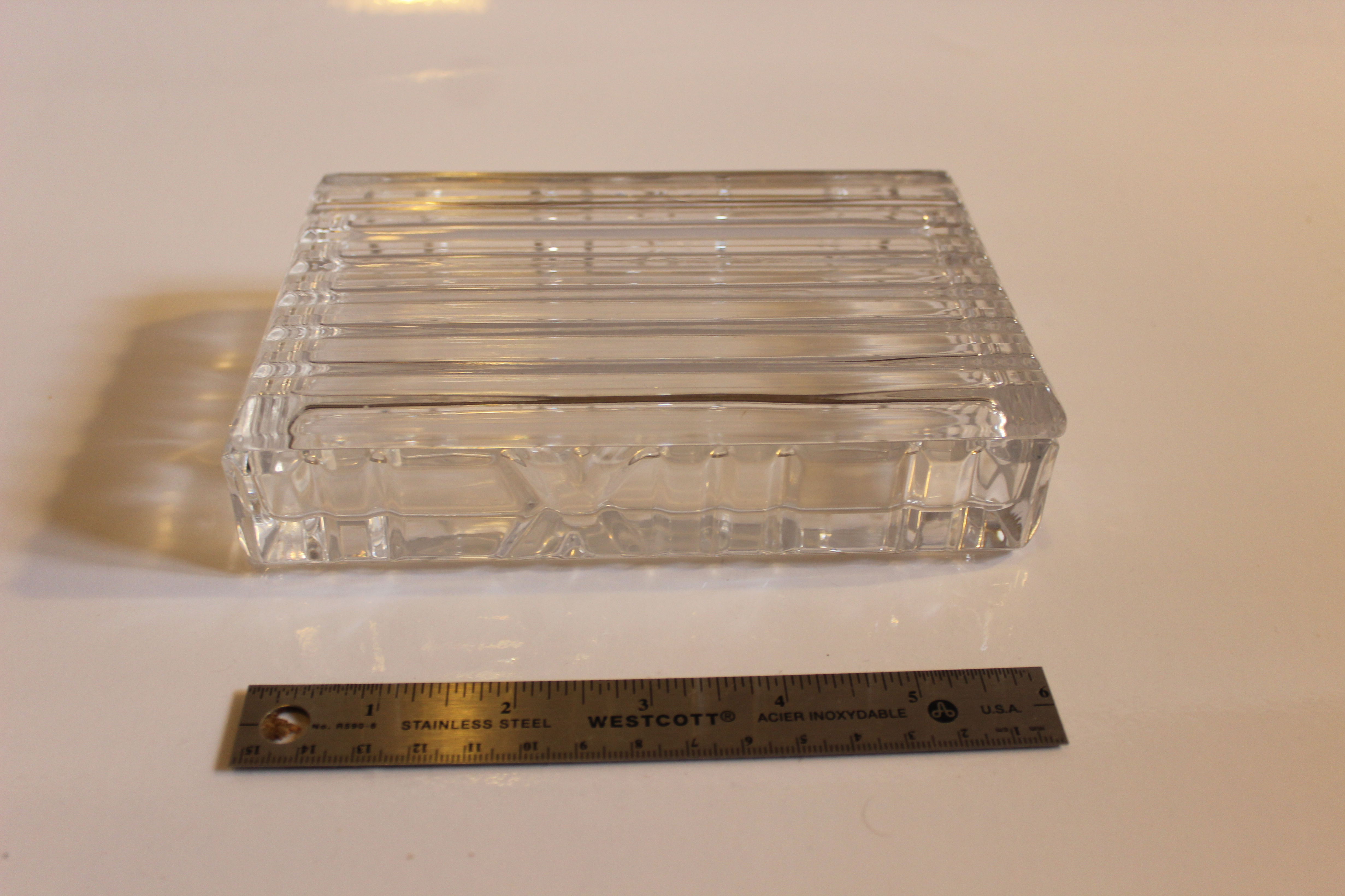 Tiffany Crystal trinket box