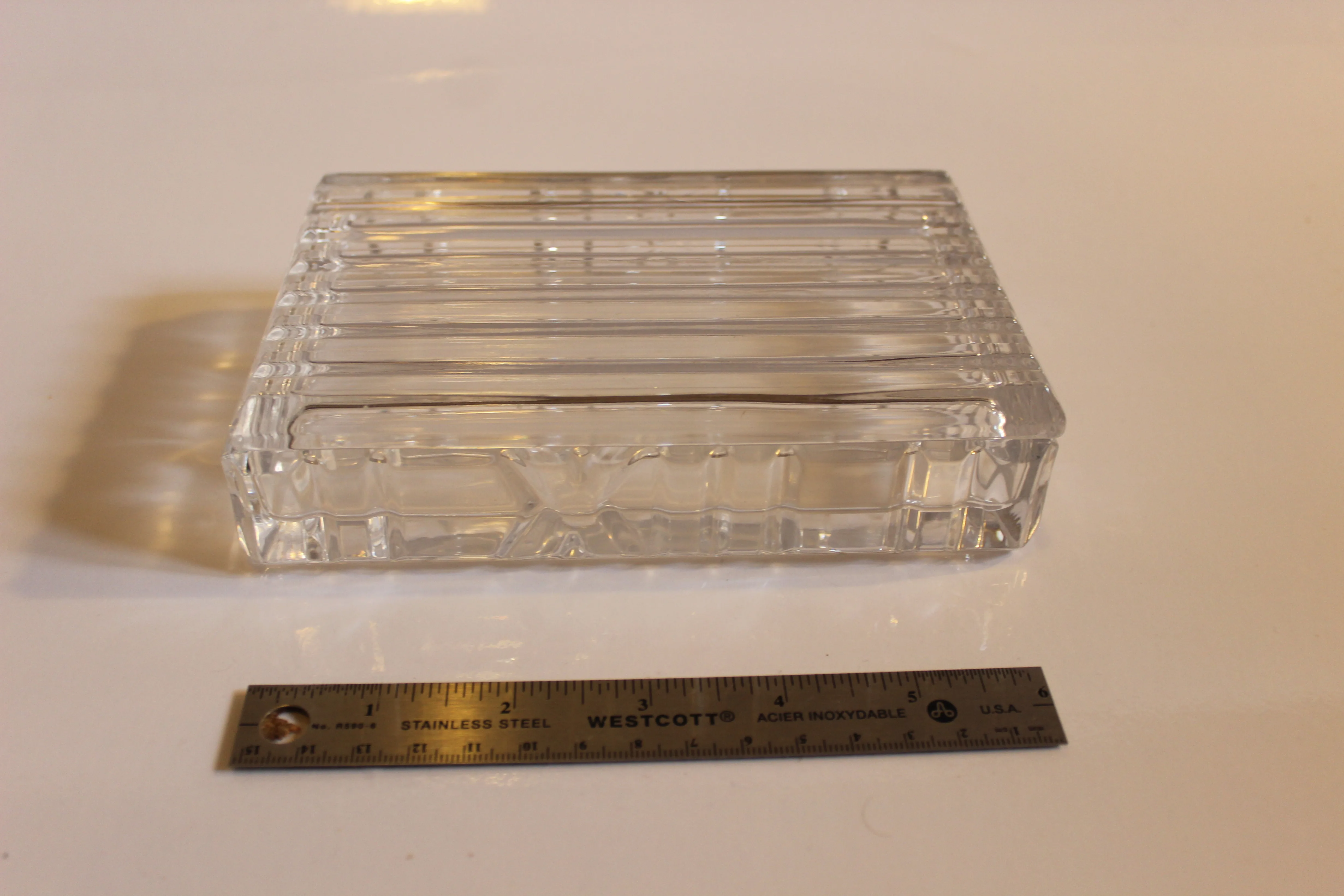 Tiffany Crystal trinket box