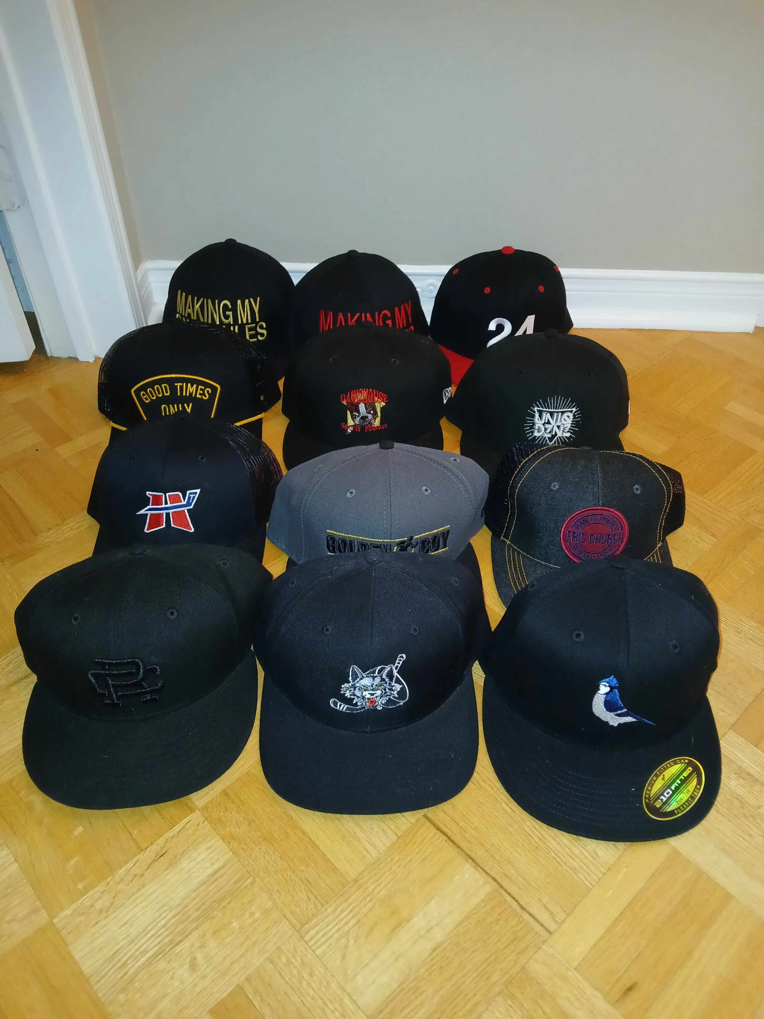 12 ASSORTED HATS - new - were on display only thumbnail