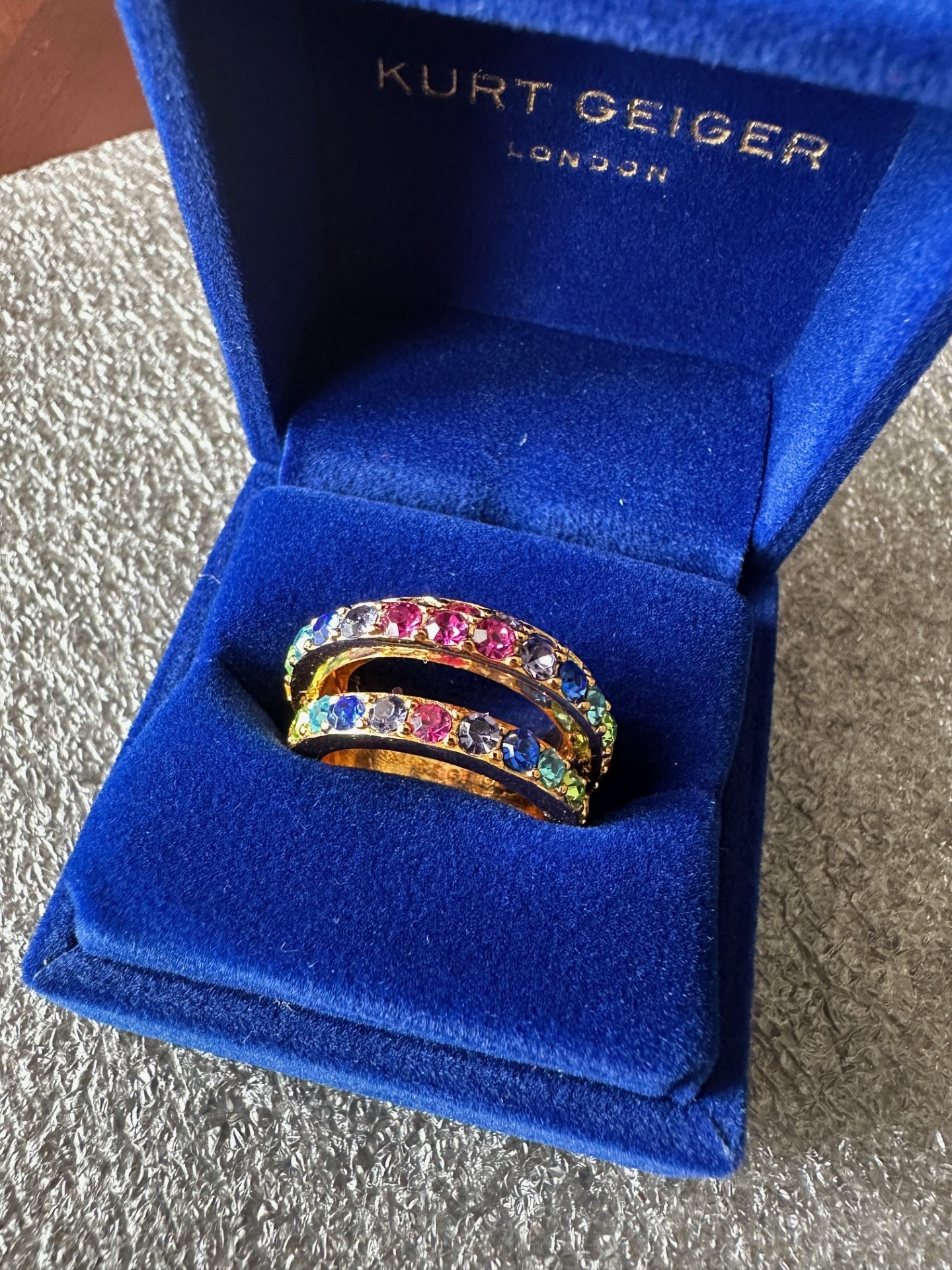 Kurt Geiger - Rainbow Triple Ring - photo 3