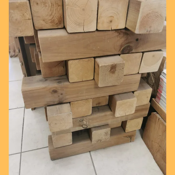 Solid Wood Block Stand – Great for Decor, Display or Table Base thumbnail