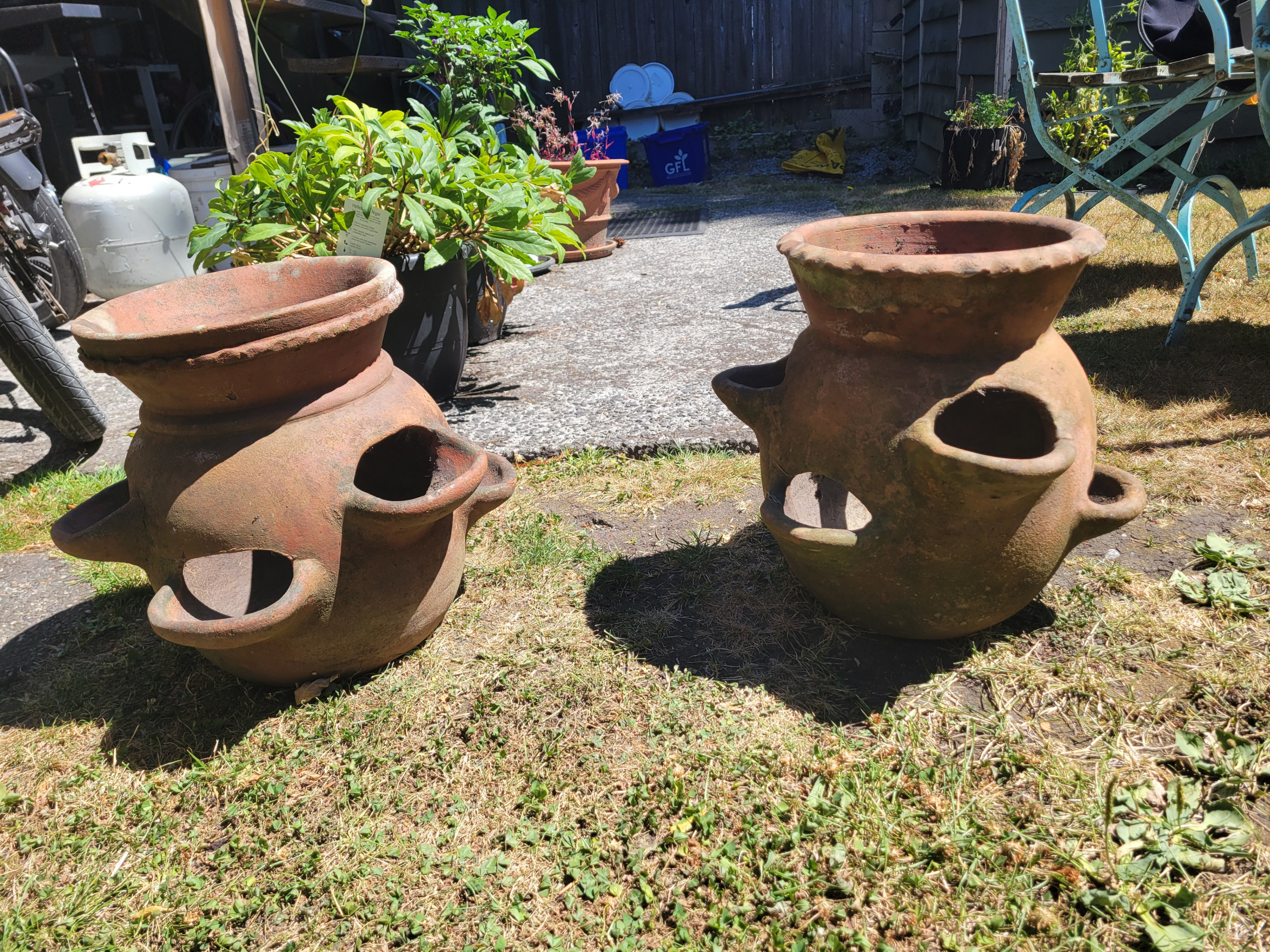 Terracotta Tiered Planter Pots – Set of 2