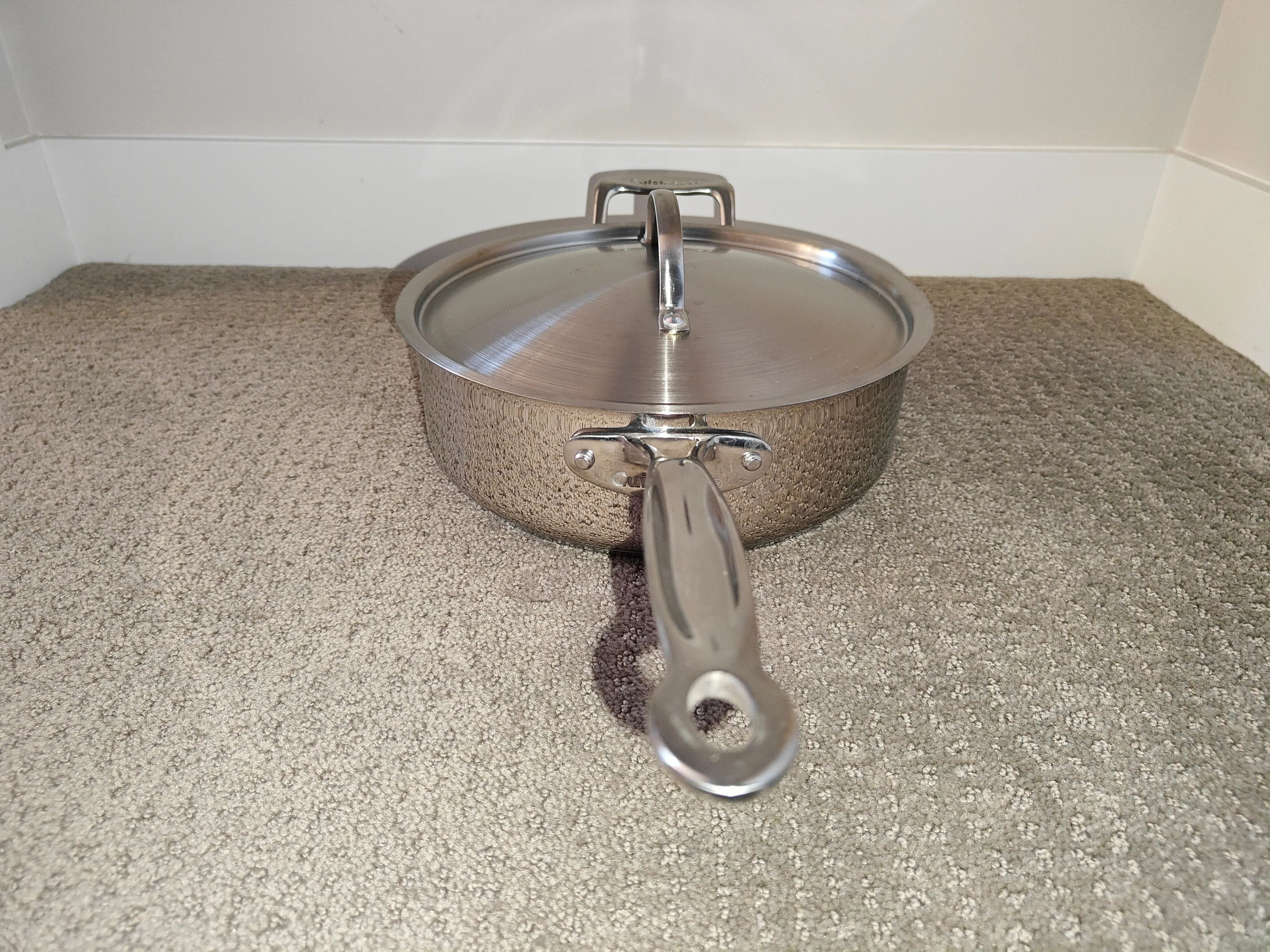 Cuisinart Stainless Steel Cookware 3.5 Quart Saute Pan w/ Cover image indicator(2)