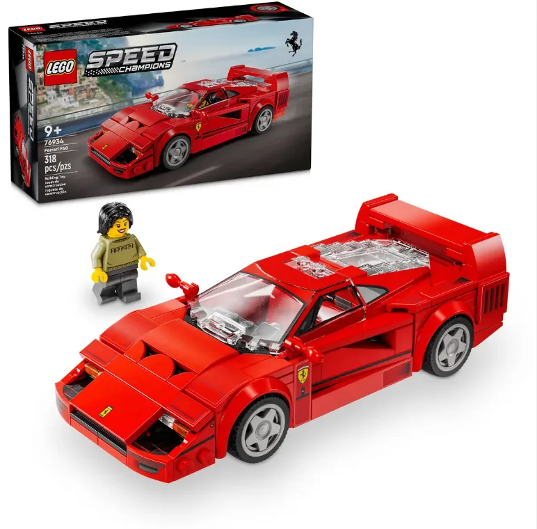 LEGO Speed Champions Ferrari F40 Supercar 76934 thumbnail