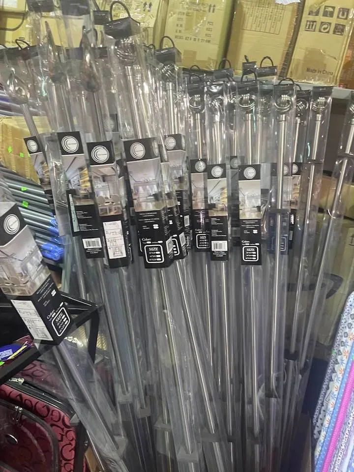 Curtain Rods 16/19mm Metal Pole Set thumbnail