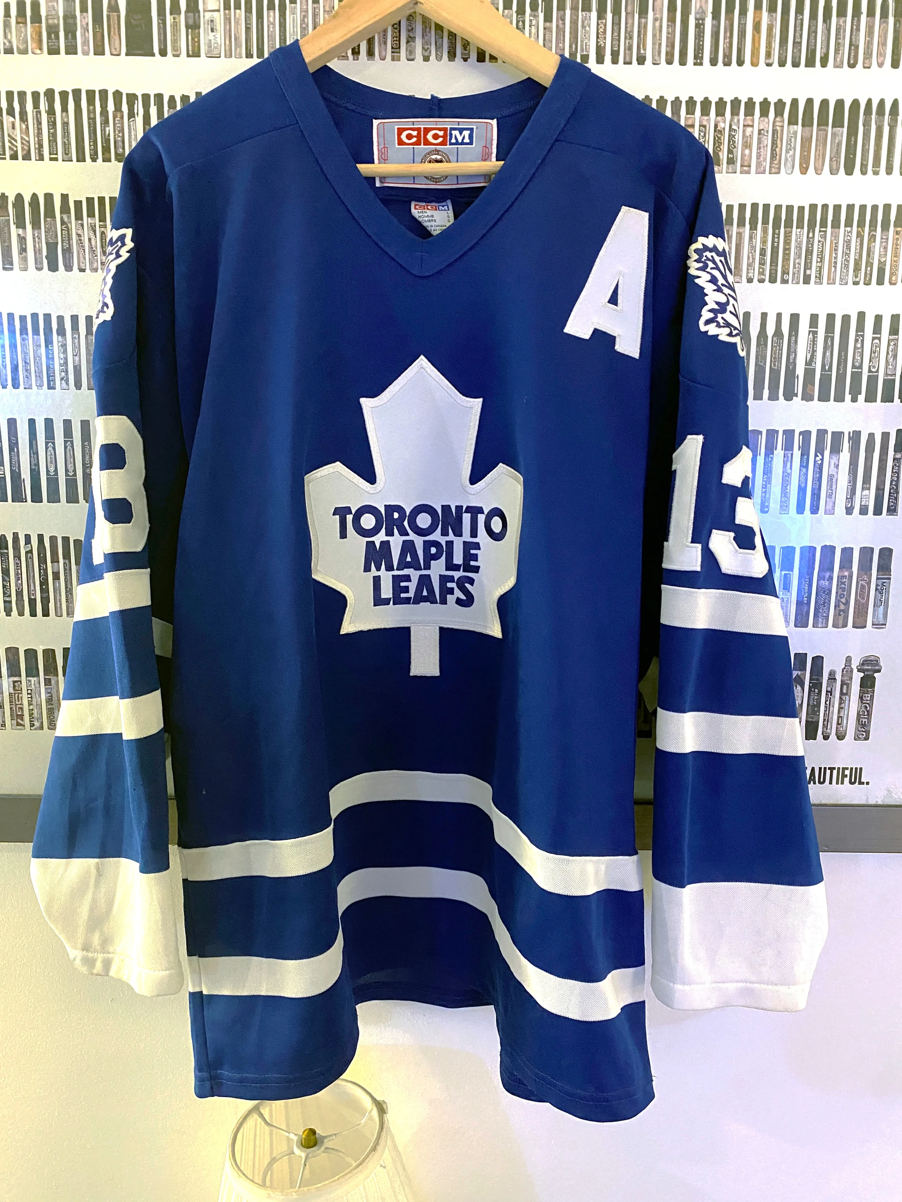 CCM - Toronto Maple Leafs Mats Sundin vintage jersey (1995) L thumbnail