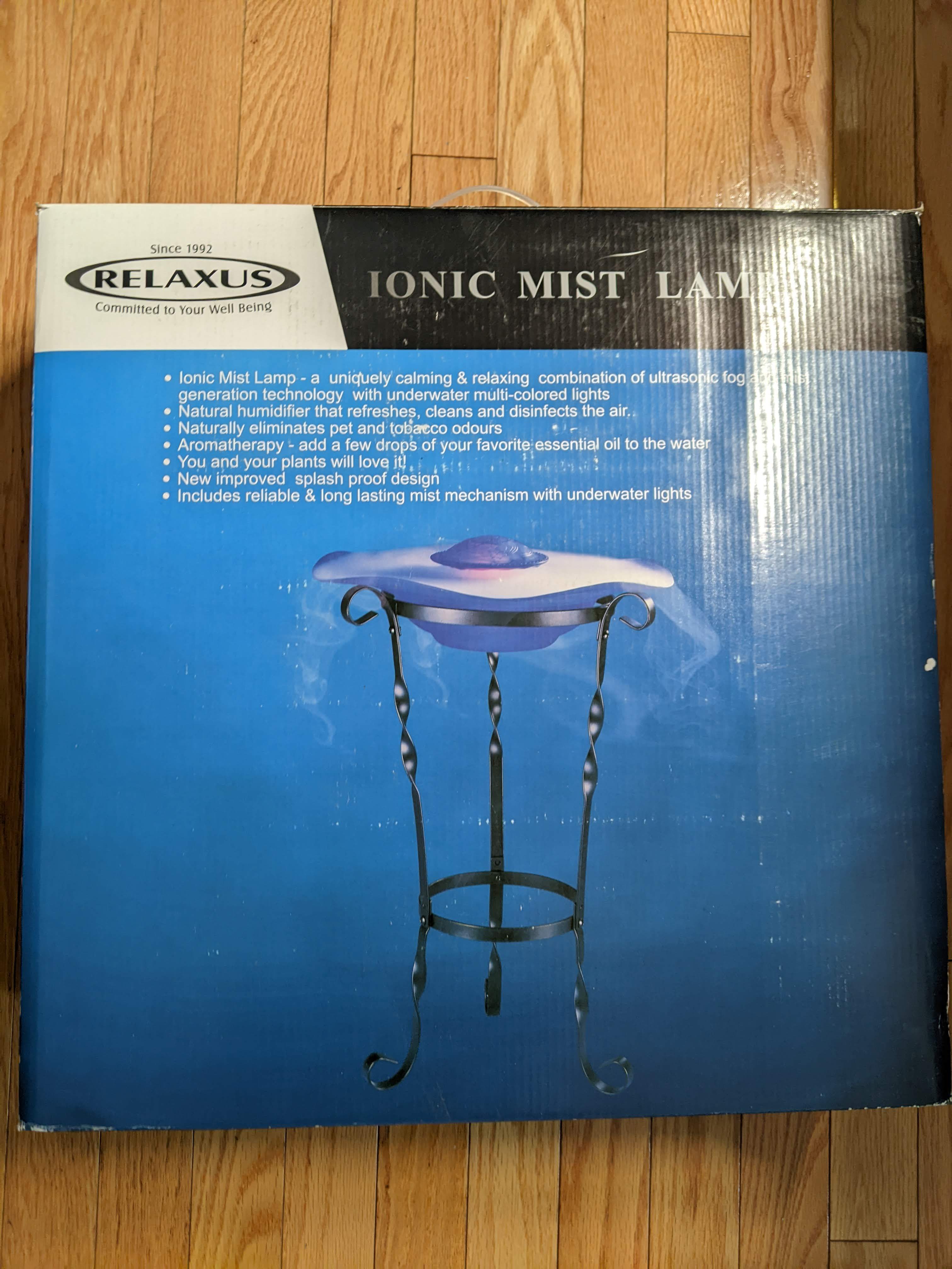 🇨🇦 Ionic Mist Lamp