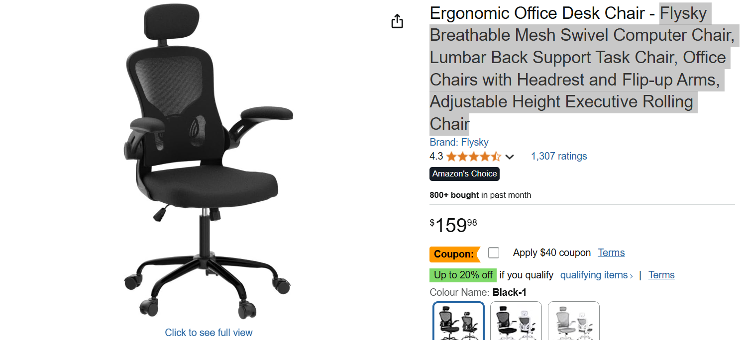 Ergonomic Office Chair - photo 4