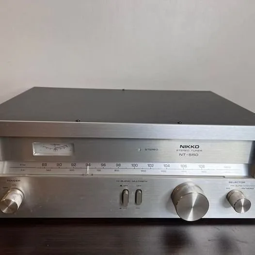 Nikko Nt-550 Vintage Stereo Am/fm Tuner thumbnail