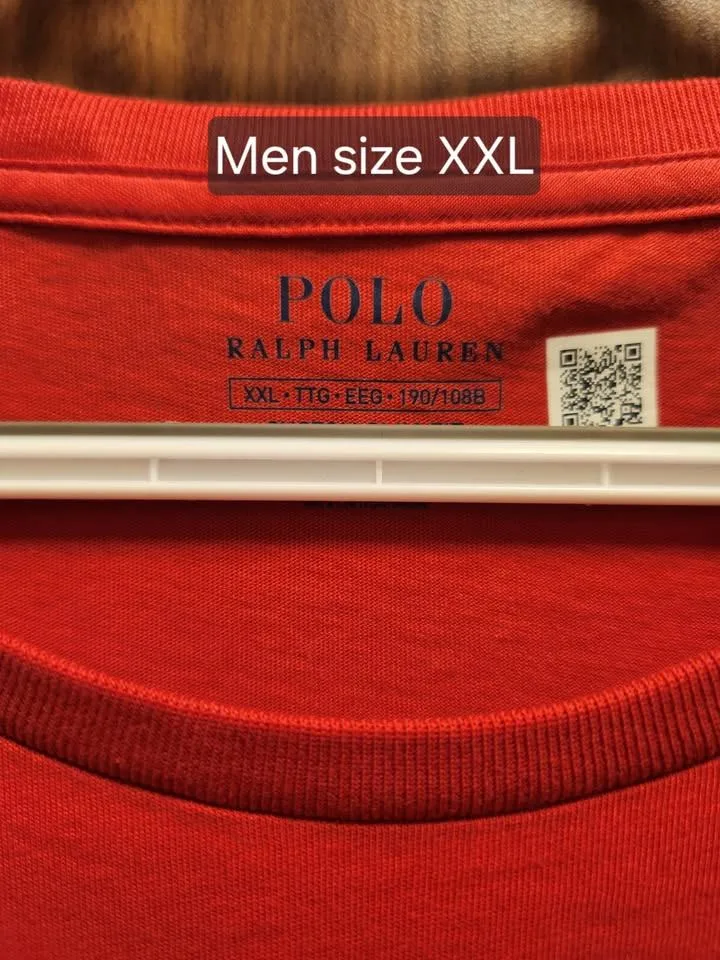 Polo Ralph Lauren jersey crewneck t shirt custom slim fit image indicator(3)