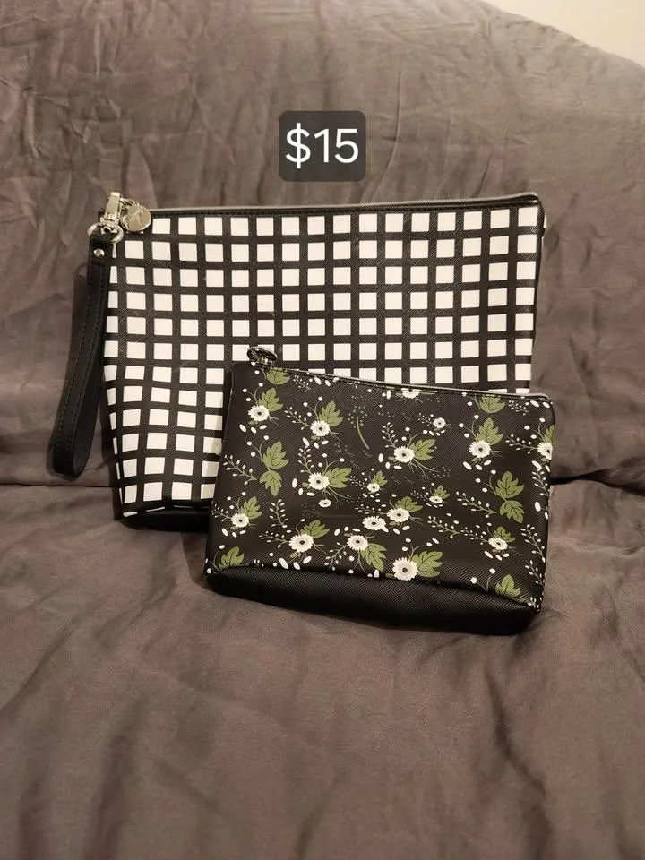 Dabney Lee 2 piece cosmetic bag set thumbnail