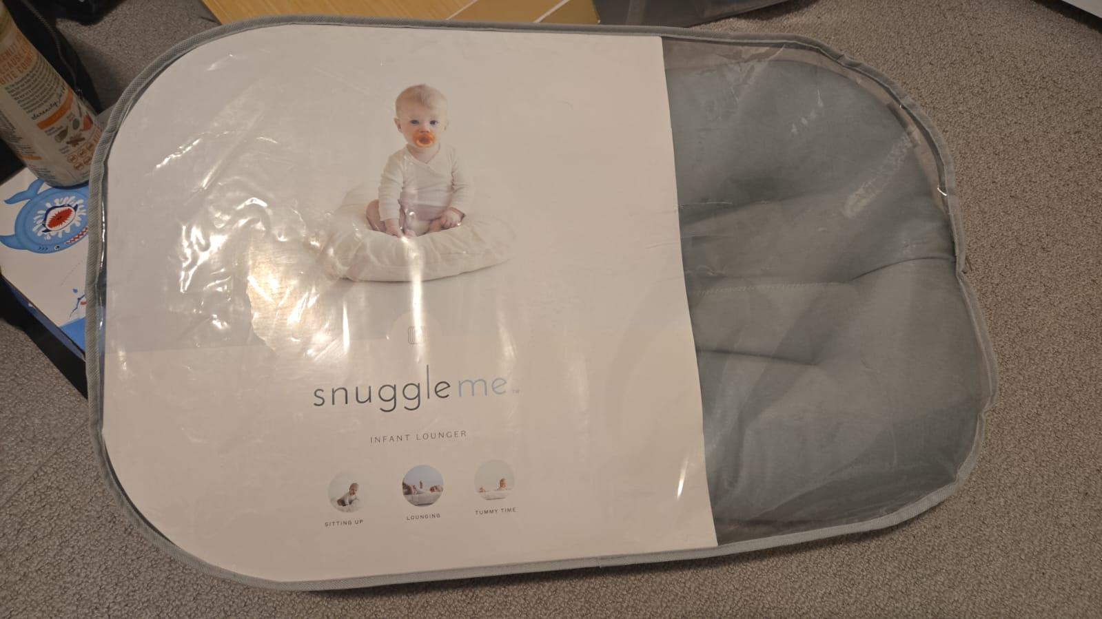 Snuggle Me Organic Lounger and Cover (Blue)