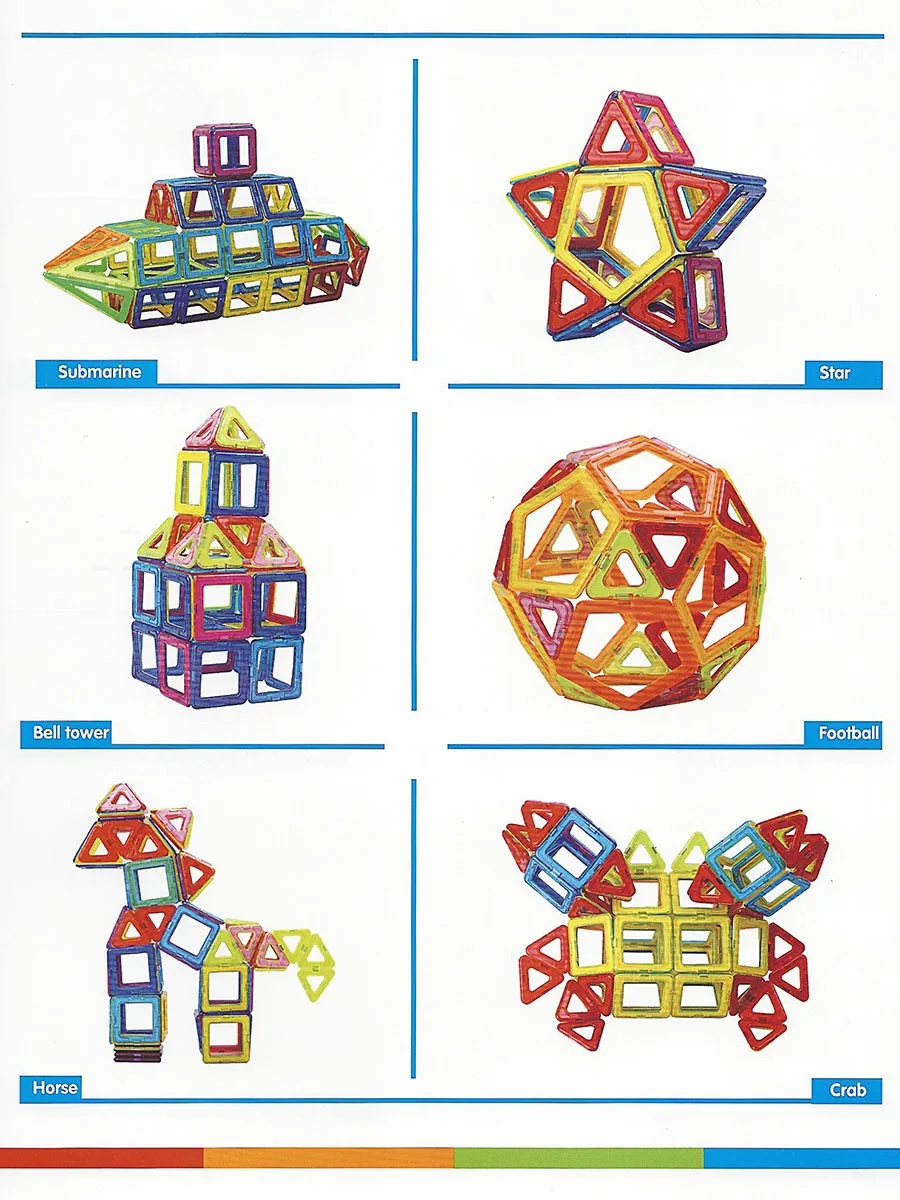 198 pcs Educational Kids Building Blocks Toys 3D Magnetic Sets image indicator(4)