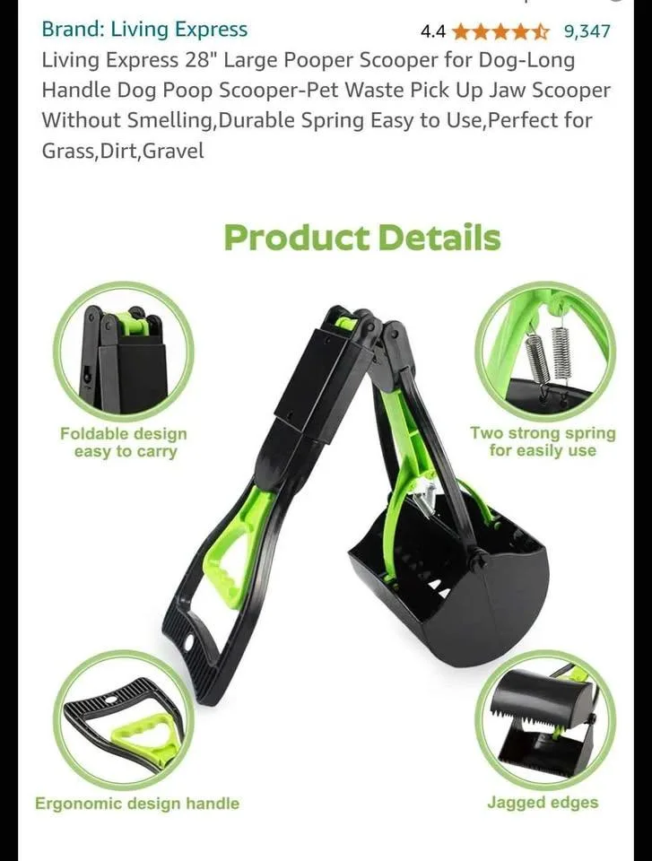 Dog Pooper scooper 28" thumbnail