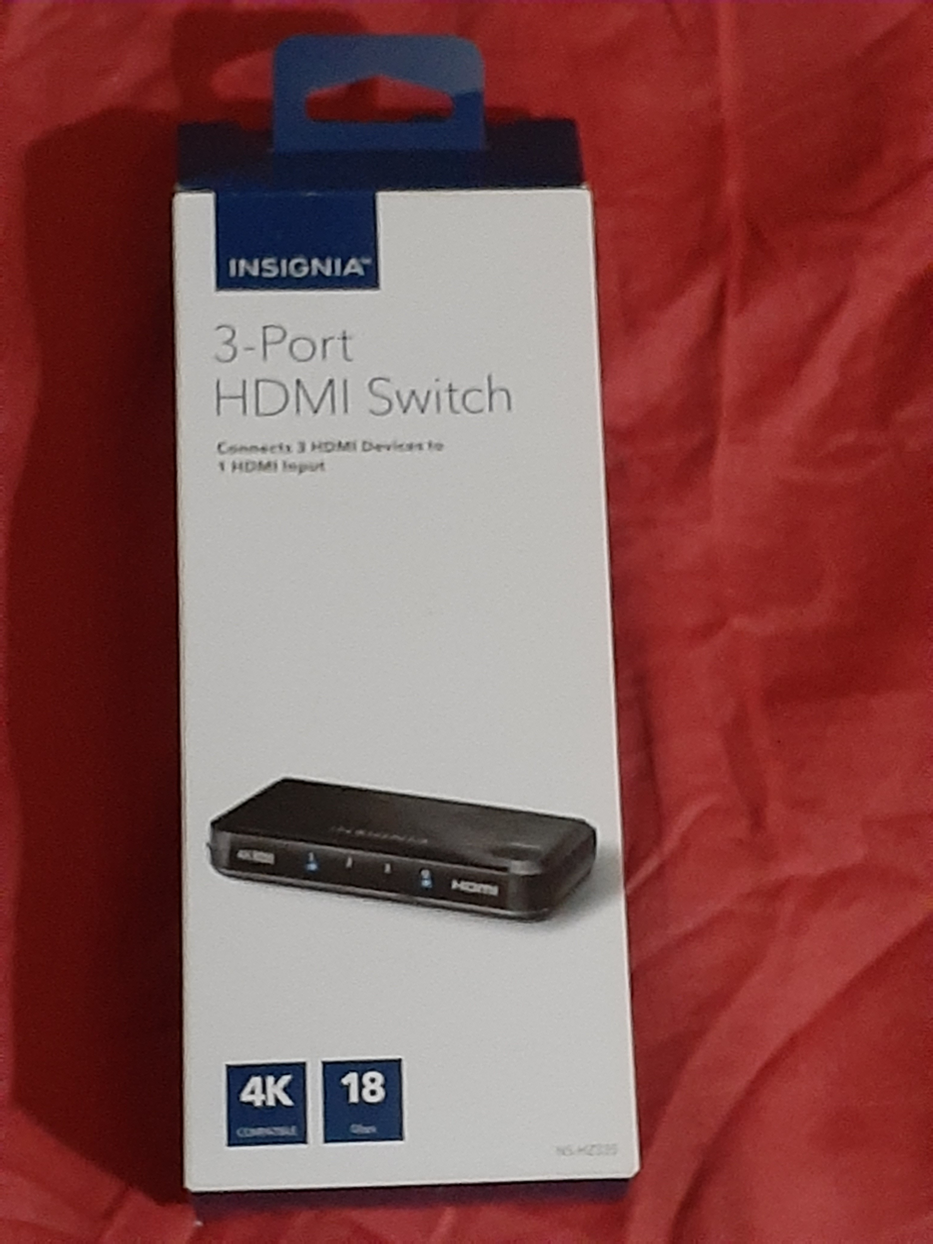 Insignia 3-Port HDMI Switch (DOWNSIZING SALE)