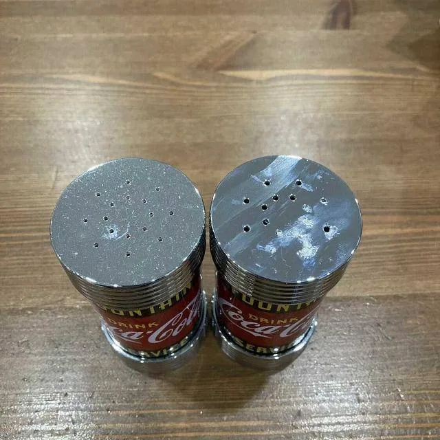 Vintage Coca-Cola Salt & Pepper Shakers image indicator(4)