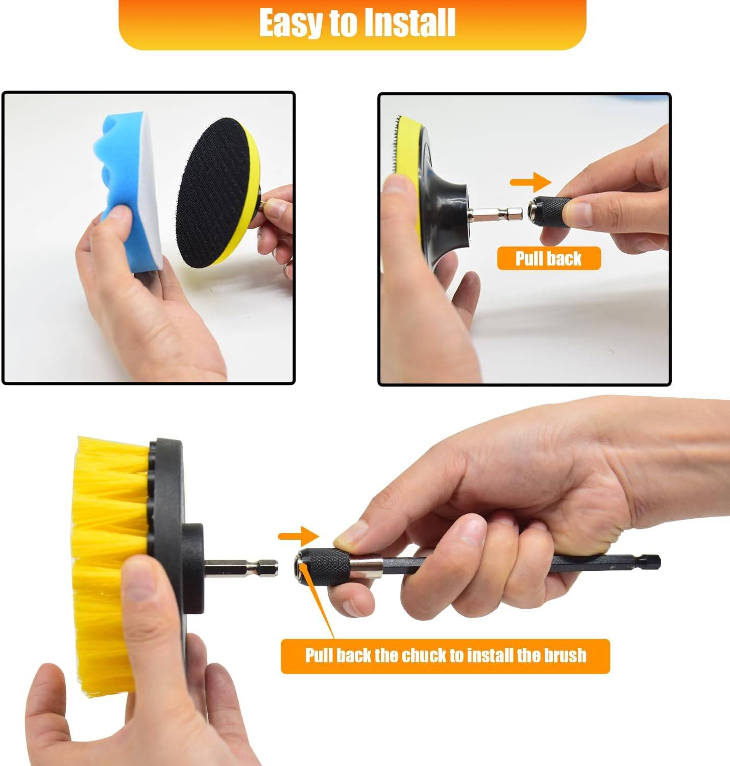 30Pcs Drill Brush Kit: Power Scrub for Bath, Tile & More! - photo 5