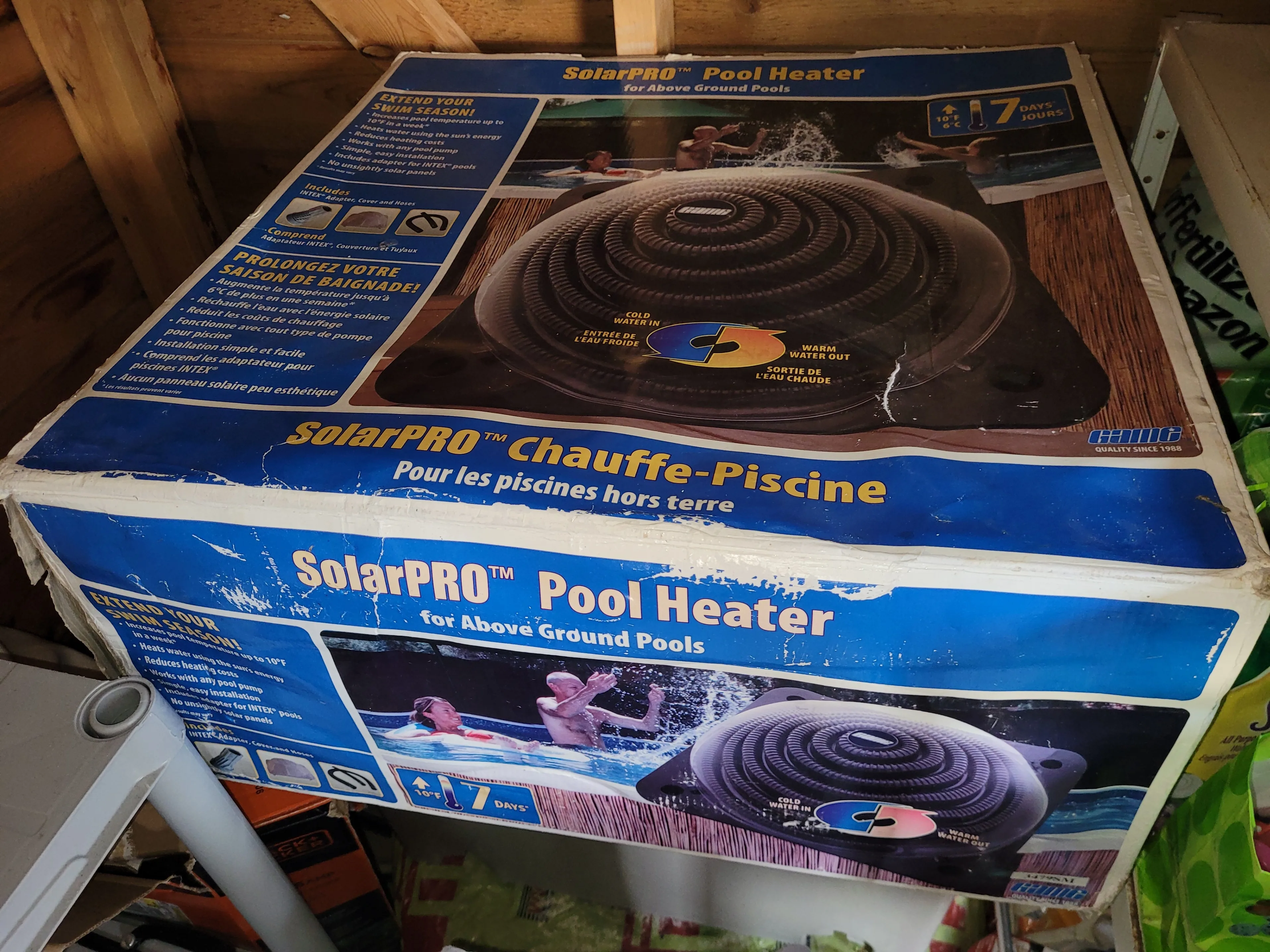 Used Intex Rectangular Ultra Frame Above Ground Pool- 18'x9'x52" image indicator(5)