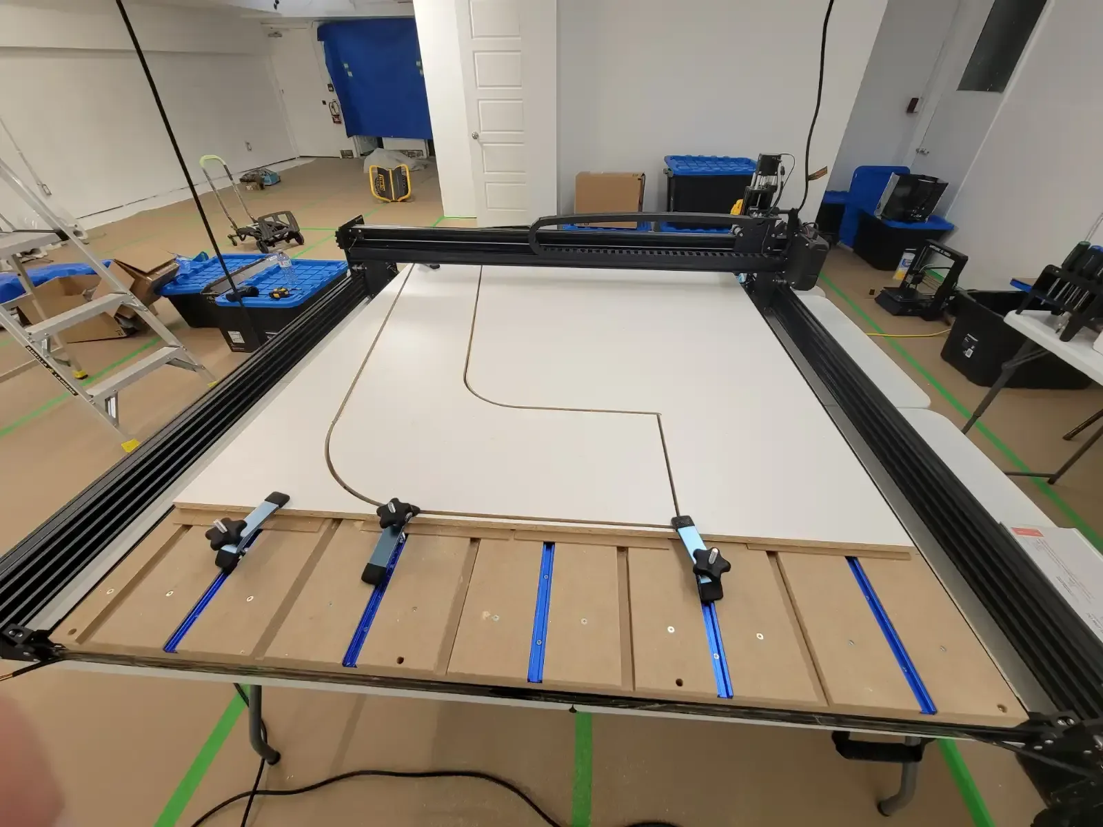 Large WorkBee Z1+ CNC Machine (1500 x 1500mm) + many bits, parts thumbnail