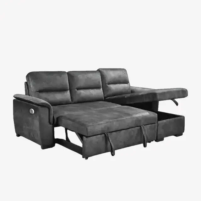 Sale On New Elegant Sectional Sofa Bed With USB Charging Ports thumbnail