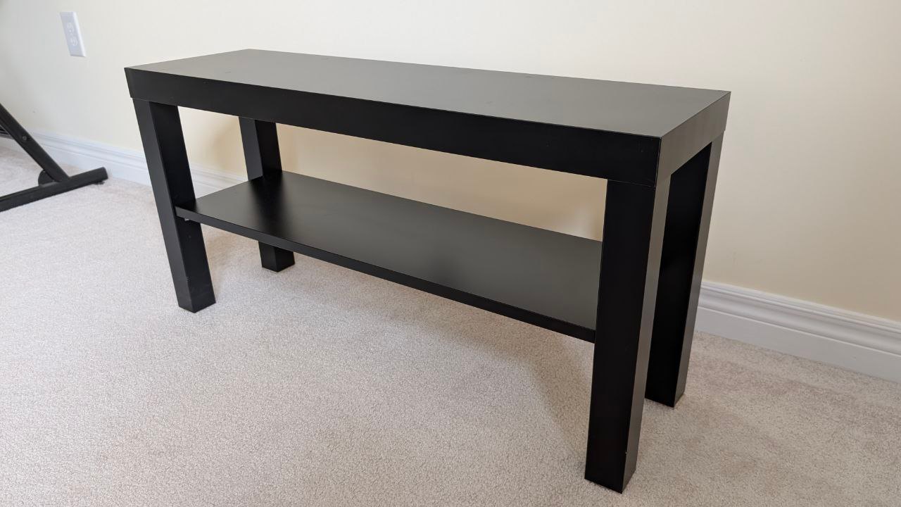 IKEA TV bench, black - photo 2