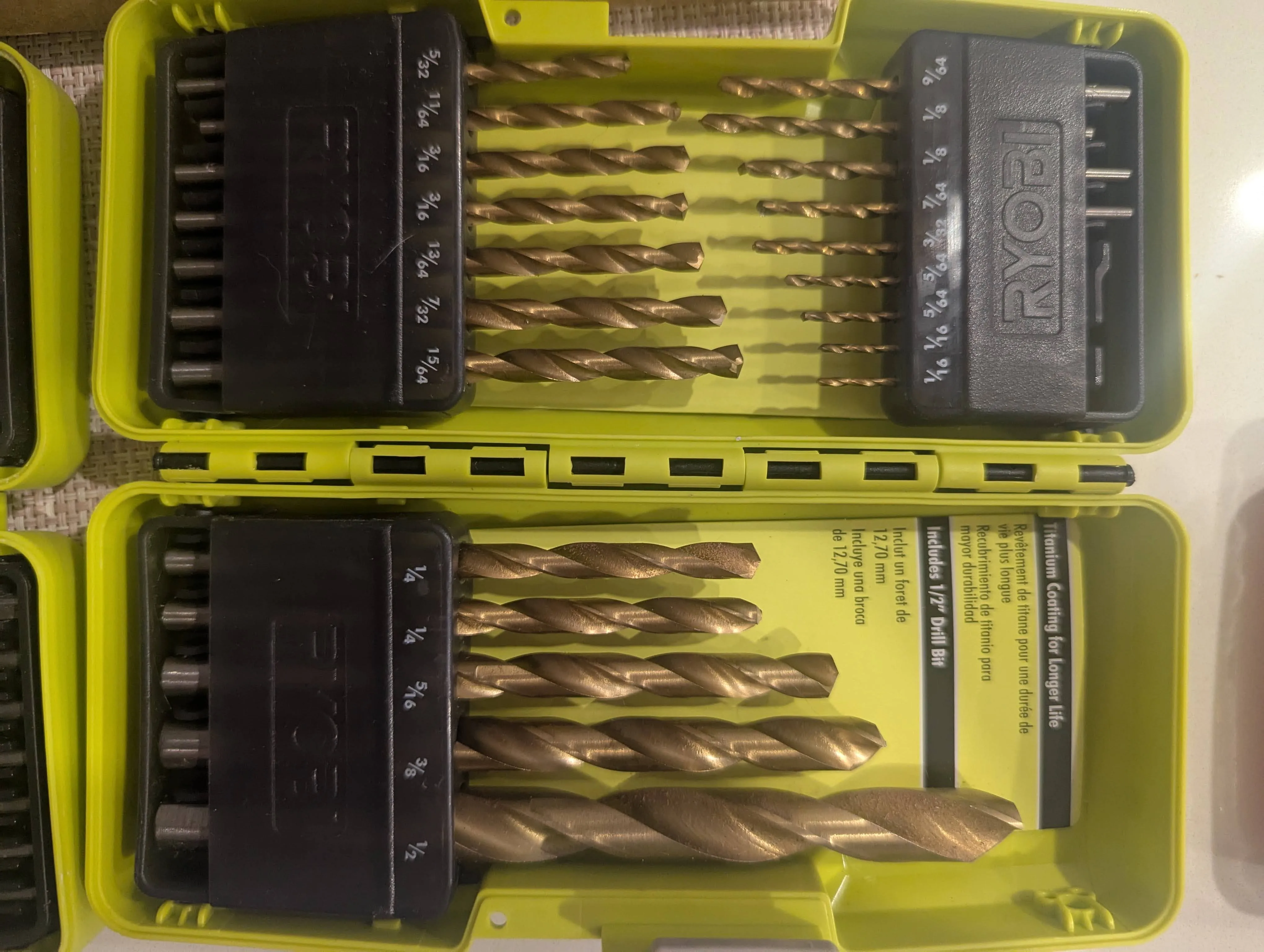 Ryobi DIY Tool Bundle - Drill, Grinder, Levels, & Bits image indicator(6)