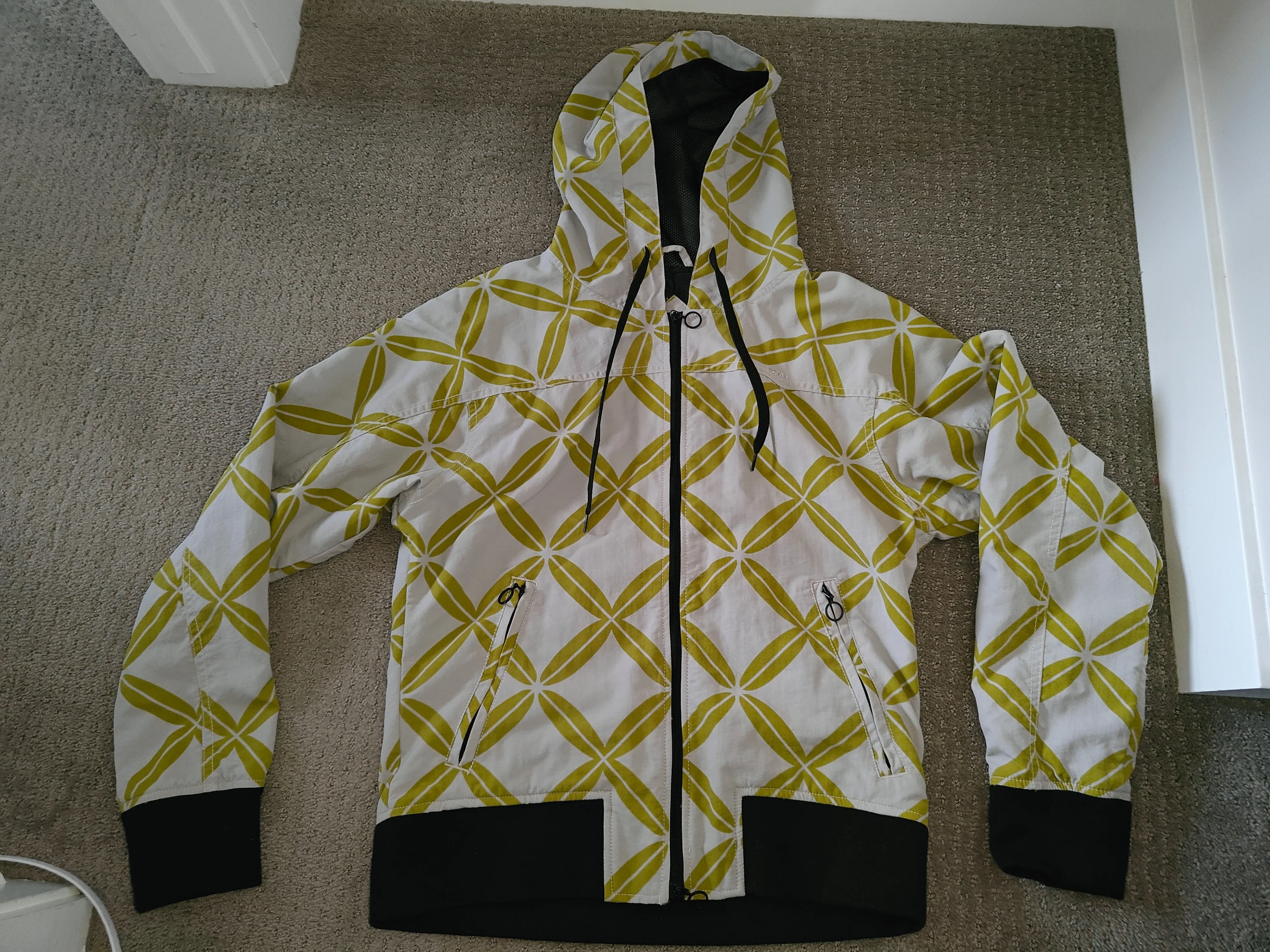 Women Keva Zipper Summer / Spring Jacket with Hood - Size Medium thumbnail