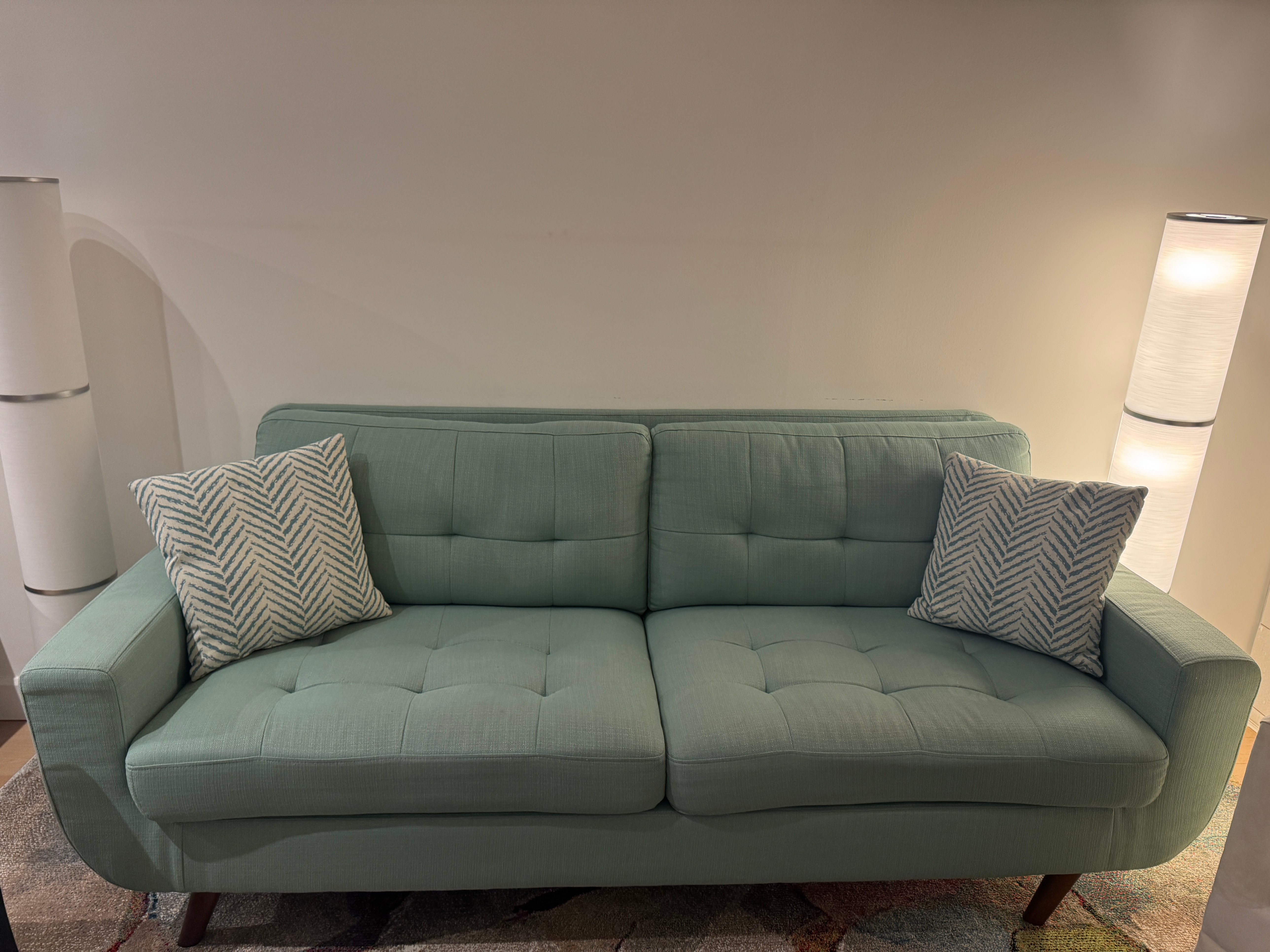 Modern Teal Sofa – 3 Seater