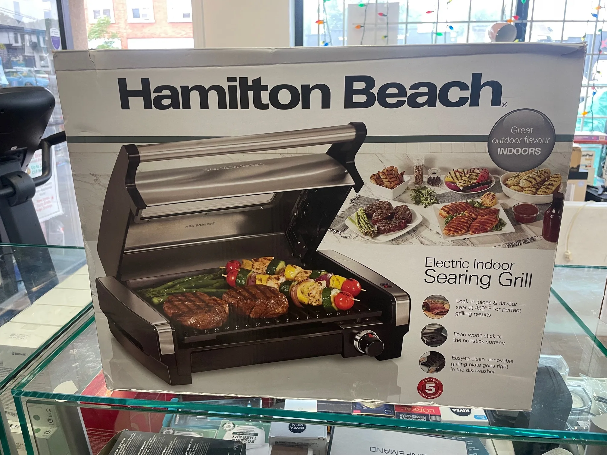 Hamilton Beach 25361C Indoor Searing Grill thumbnail