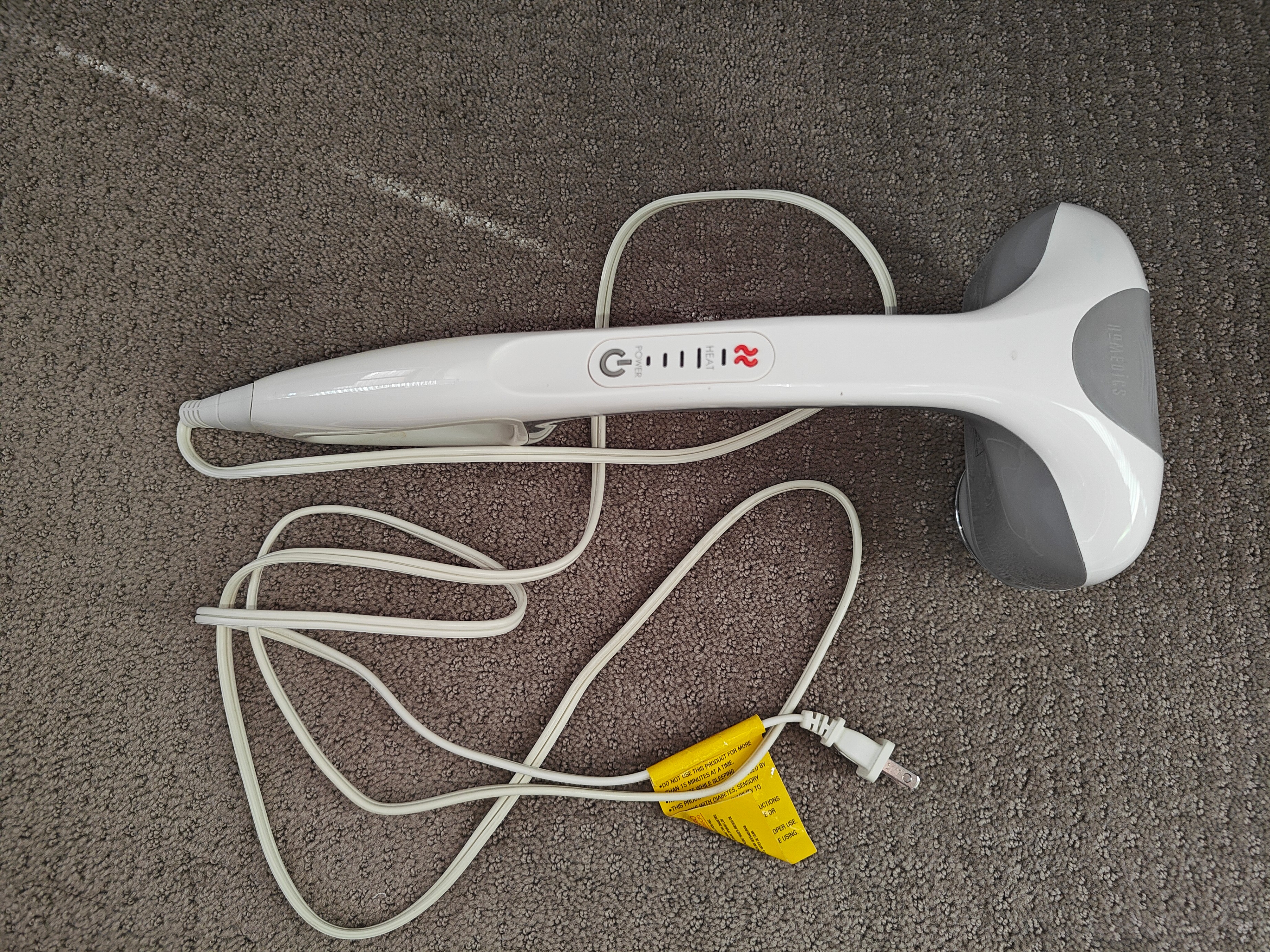 HoMedics Dual Node Percussion Handheld Massager with Heat - photo 3