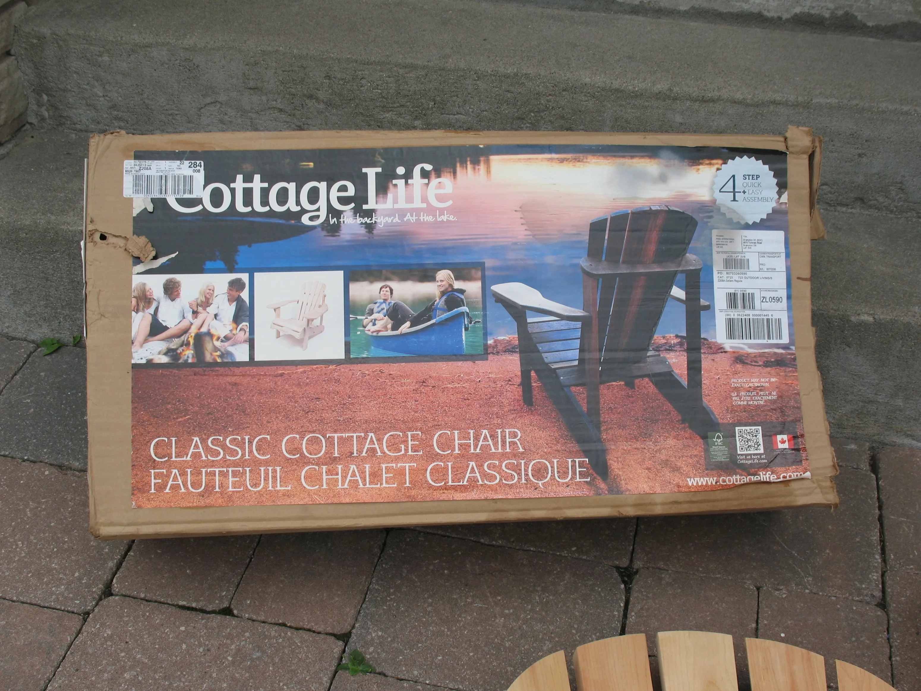 Cottage Life Adirondack Chair, BRAND NEW image indicator(2)