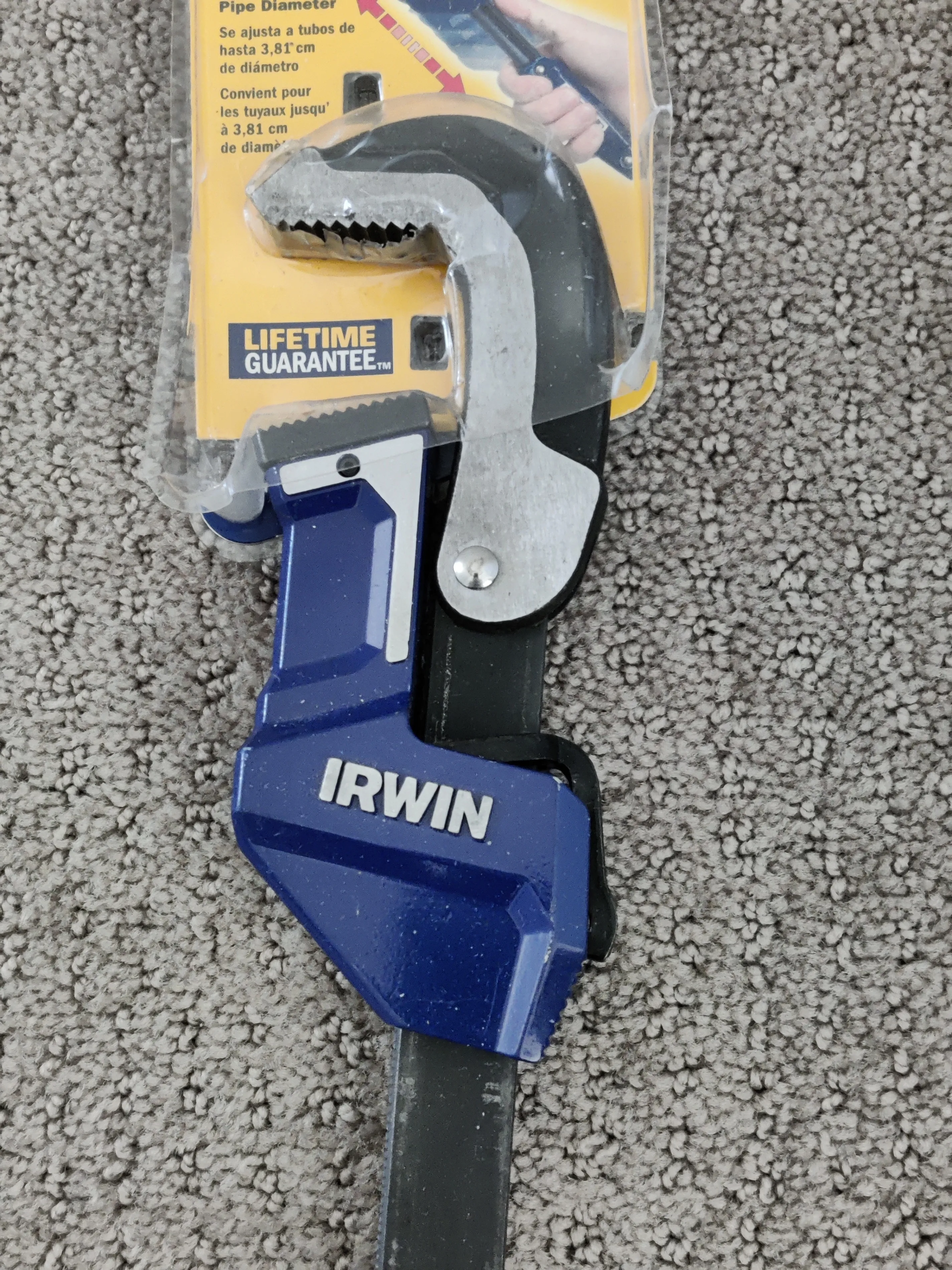 Irwin Vise-Grip - Quick Adjusting Pipe Wrench up to 1-1/2" Pipe image indicator(3)