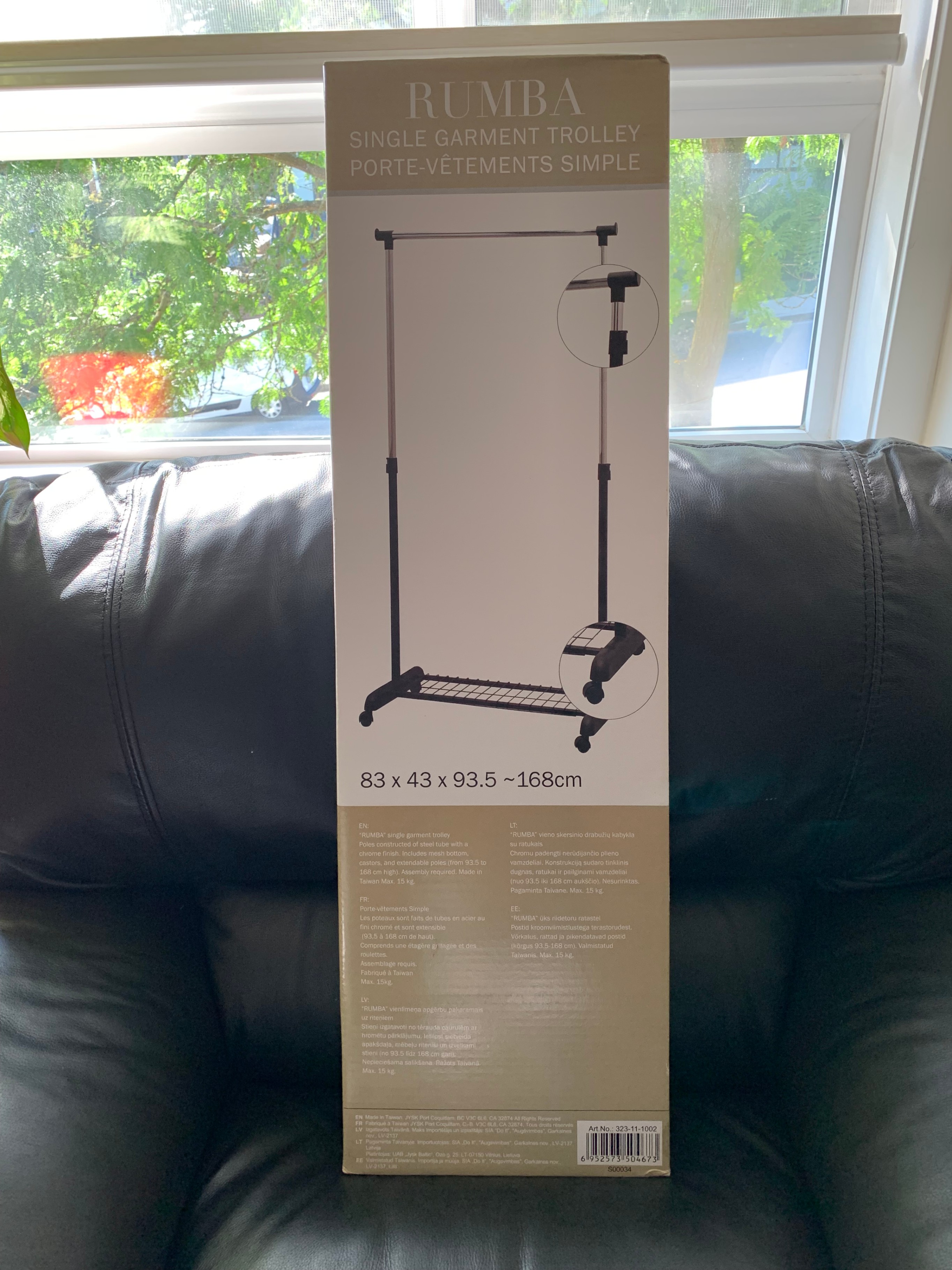 Rumba Single Garment Trolley