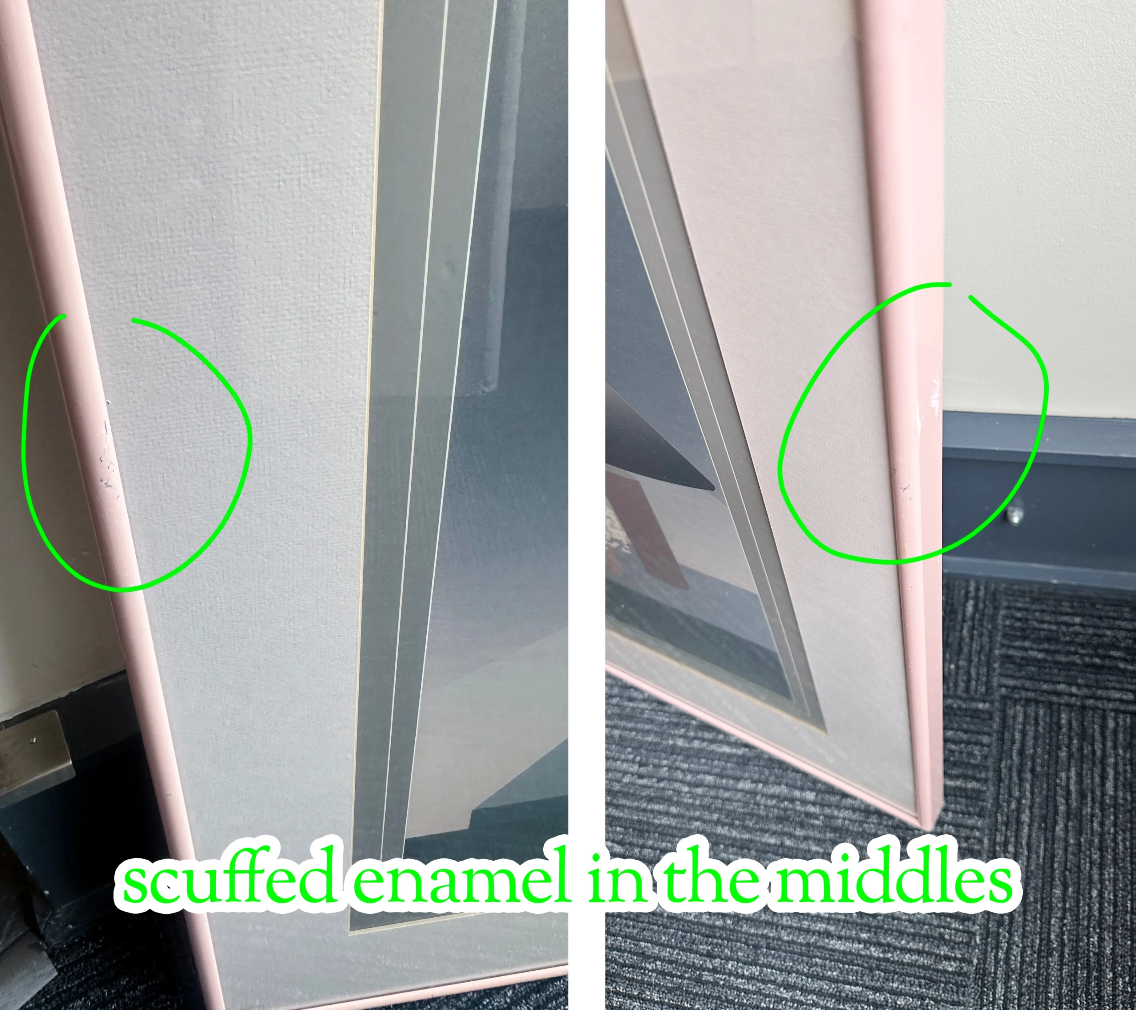 16x12" Pink Metal Framed Lamp & Floral Print by Pierre Girard image indicator(4)